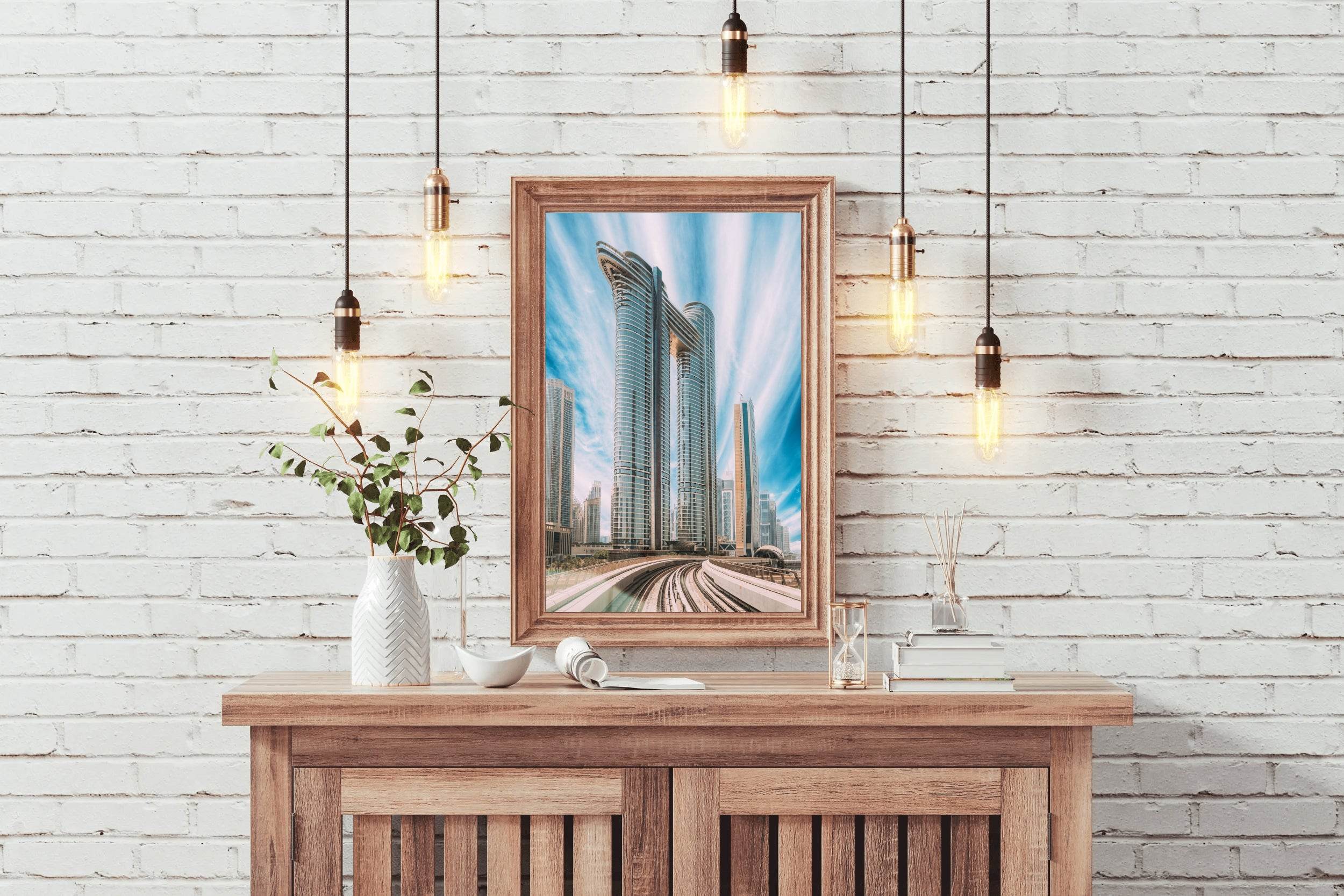 Marvels of Dubai Skyline Wall Art - beink online art store