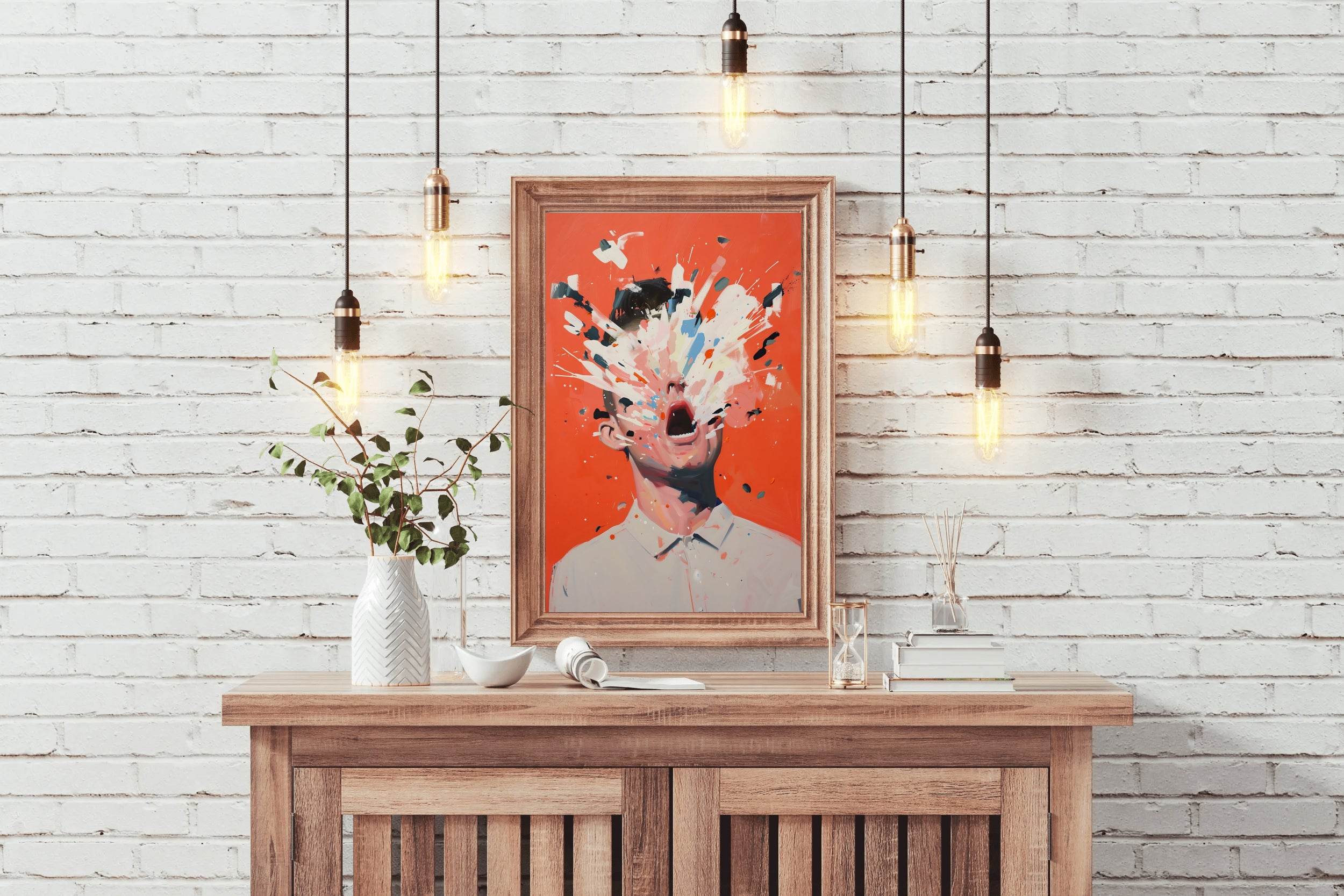 Explosion of Colorful Outburst Wall Art - beink online art store