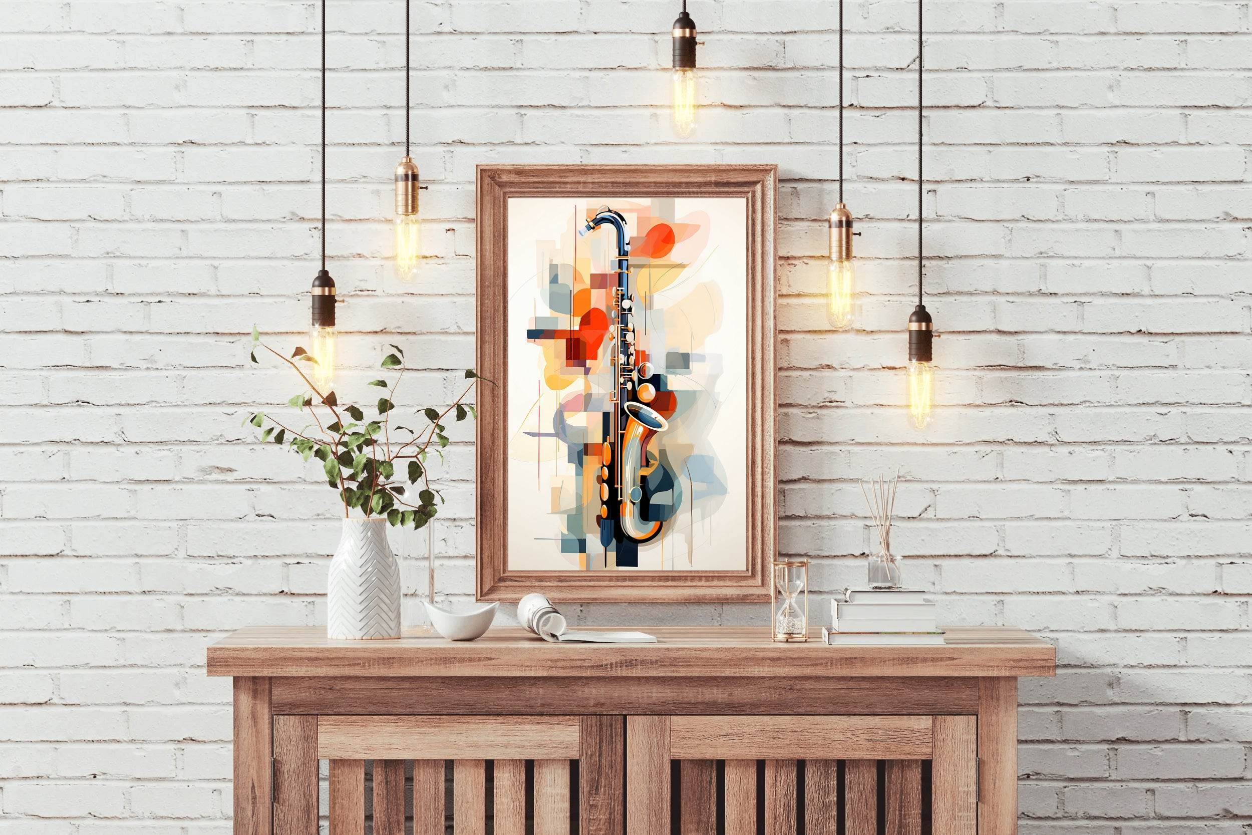 Violin Watercolor Painting Wall Art - beink online art store