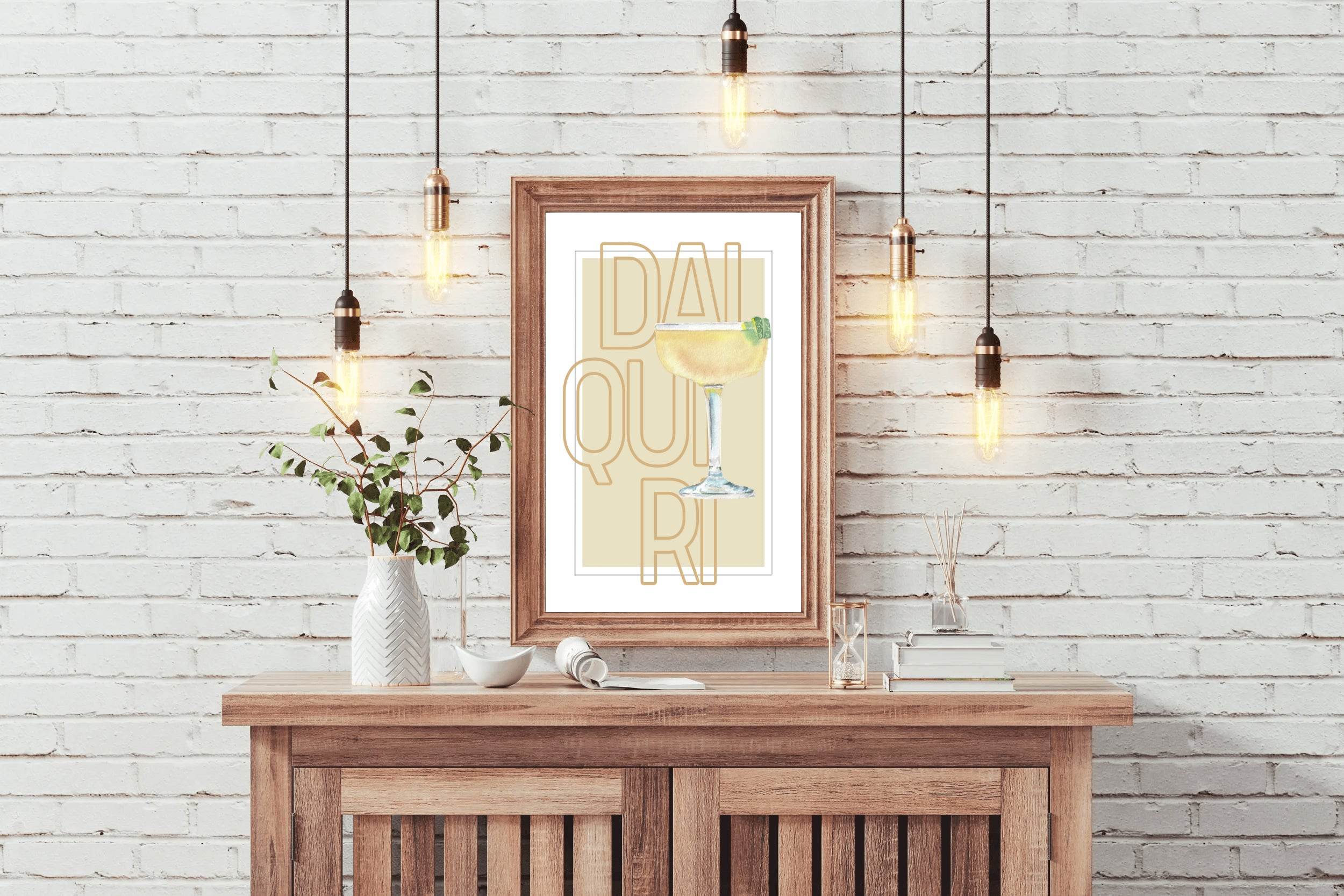 Daiquiri Cocktail Wall Art - beink online art store