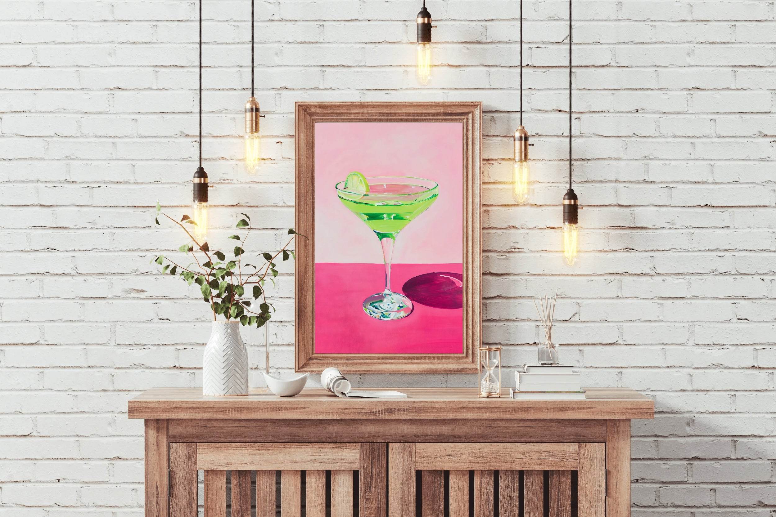 Refreshing Cocktail Margarita Wall Art - beink online art store
