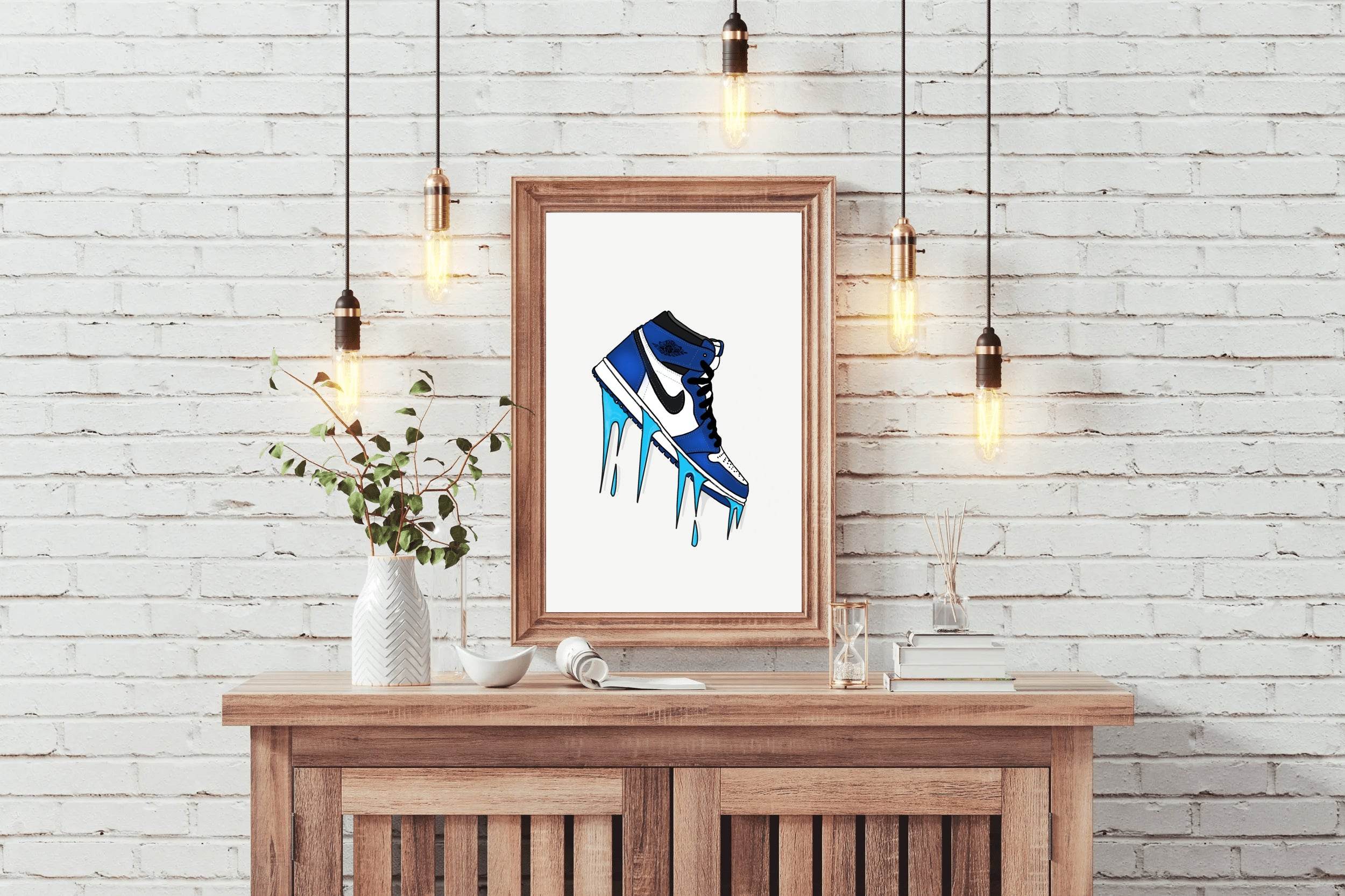Nike Shoe Abstract Wall Art - beink online art store