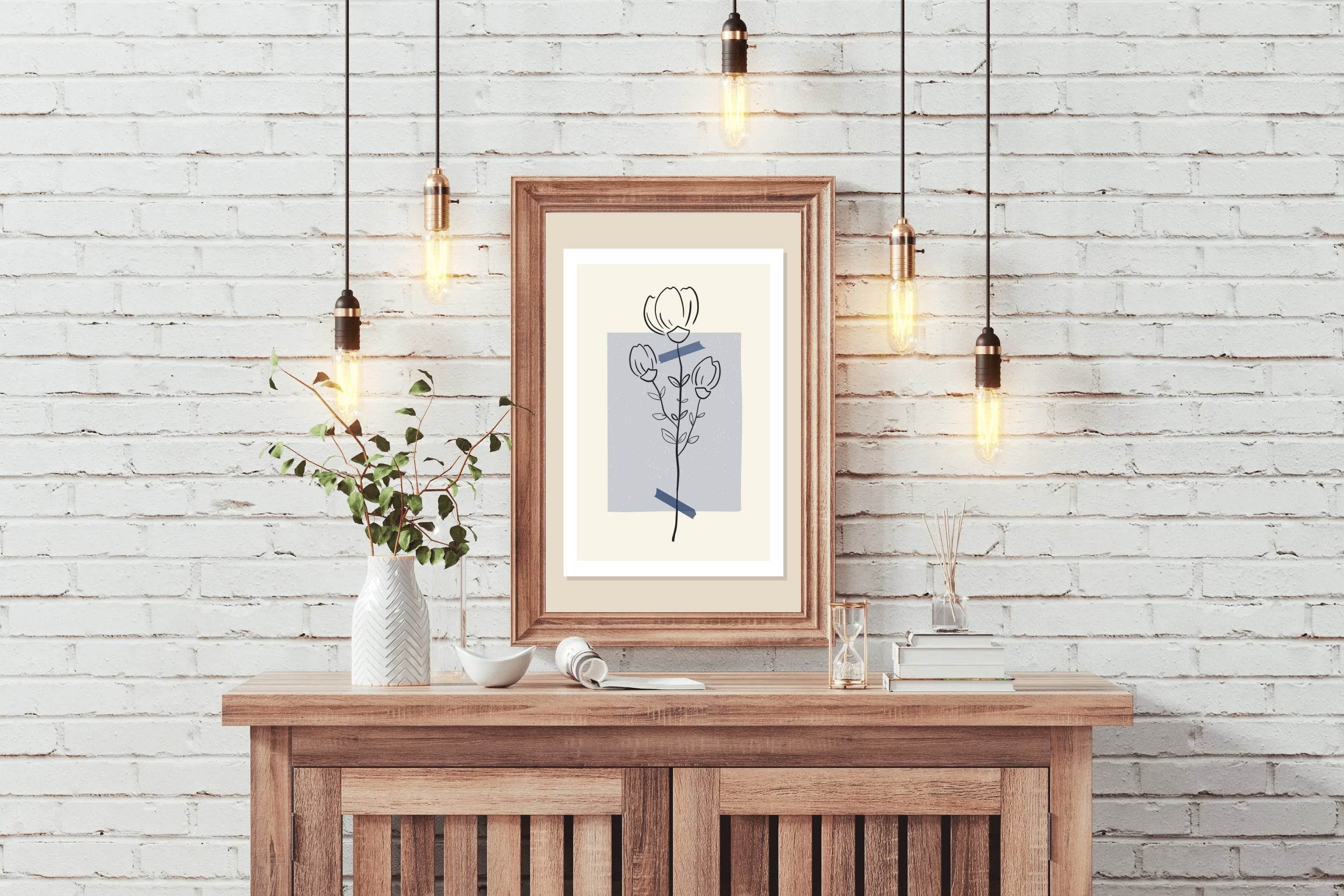 Painted Roses Wall Art - beink online art store