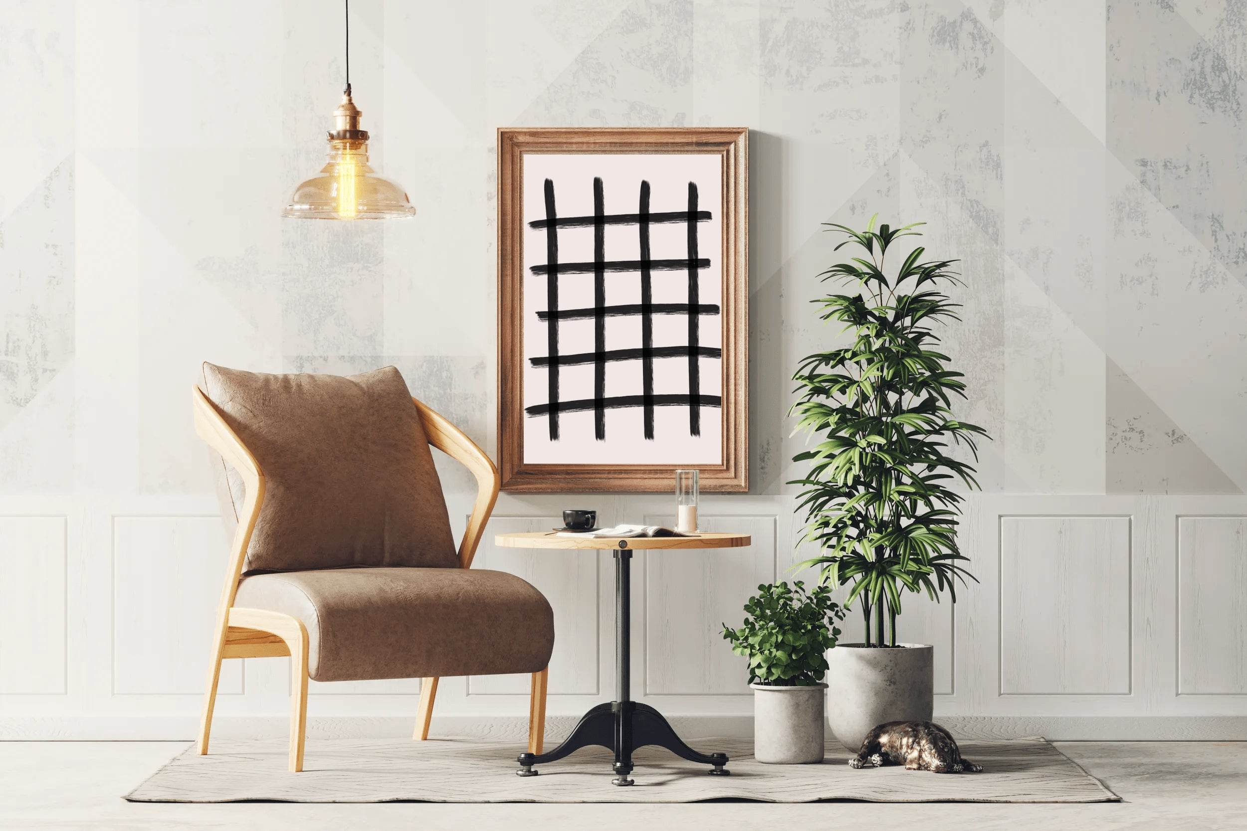 Hashtag With Pink Background Wall Art - beink online art store