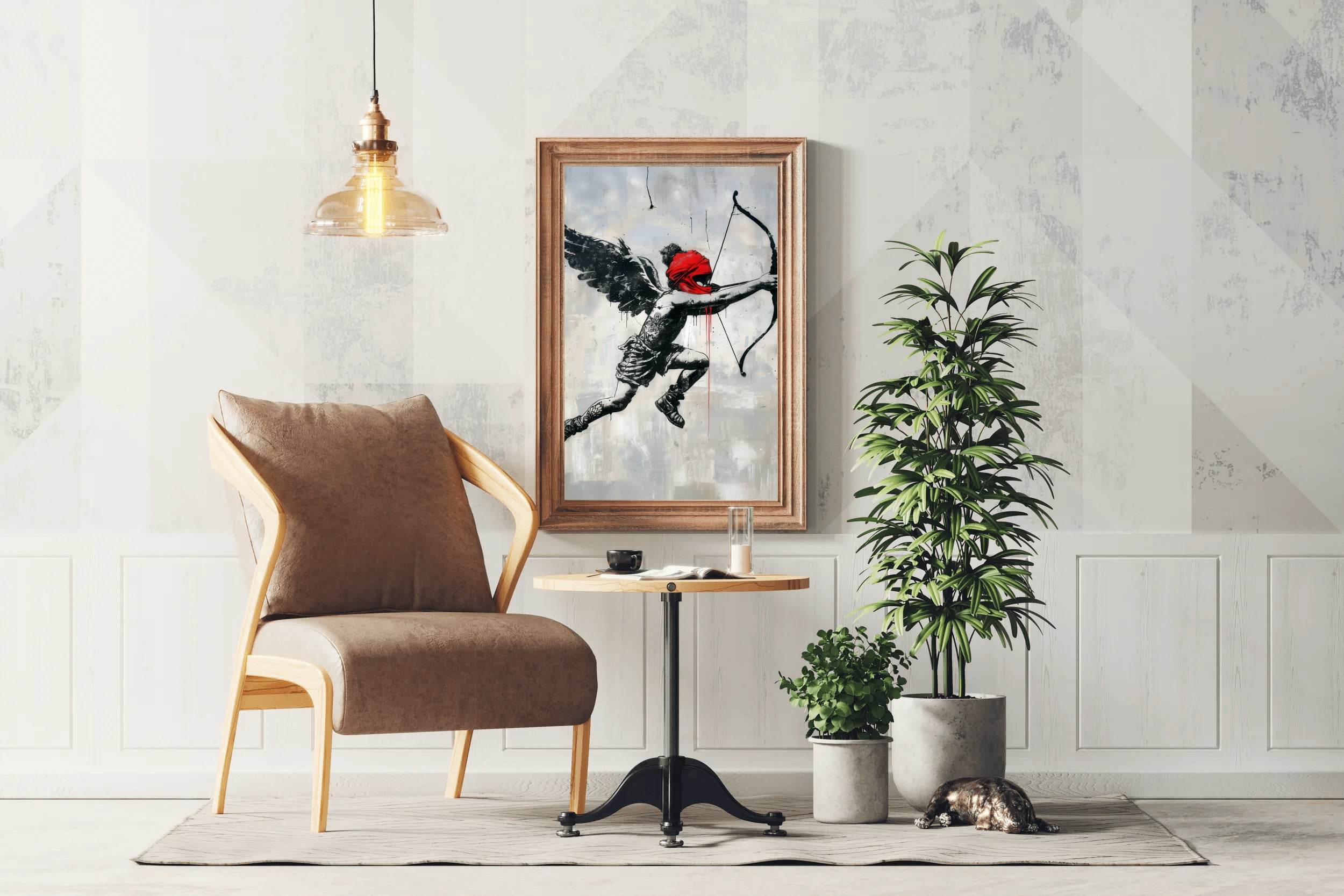 Eros Love Banksy Style Wall Art - beink online art store