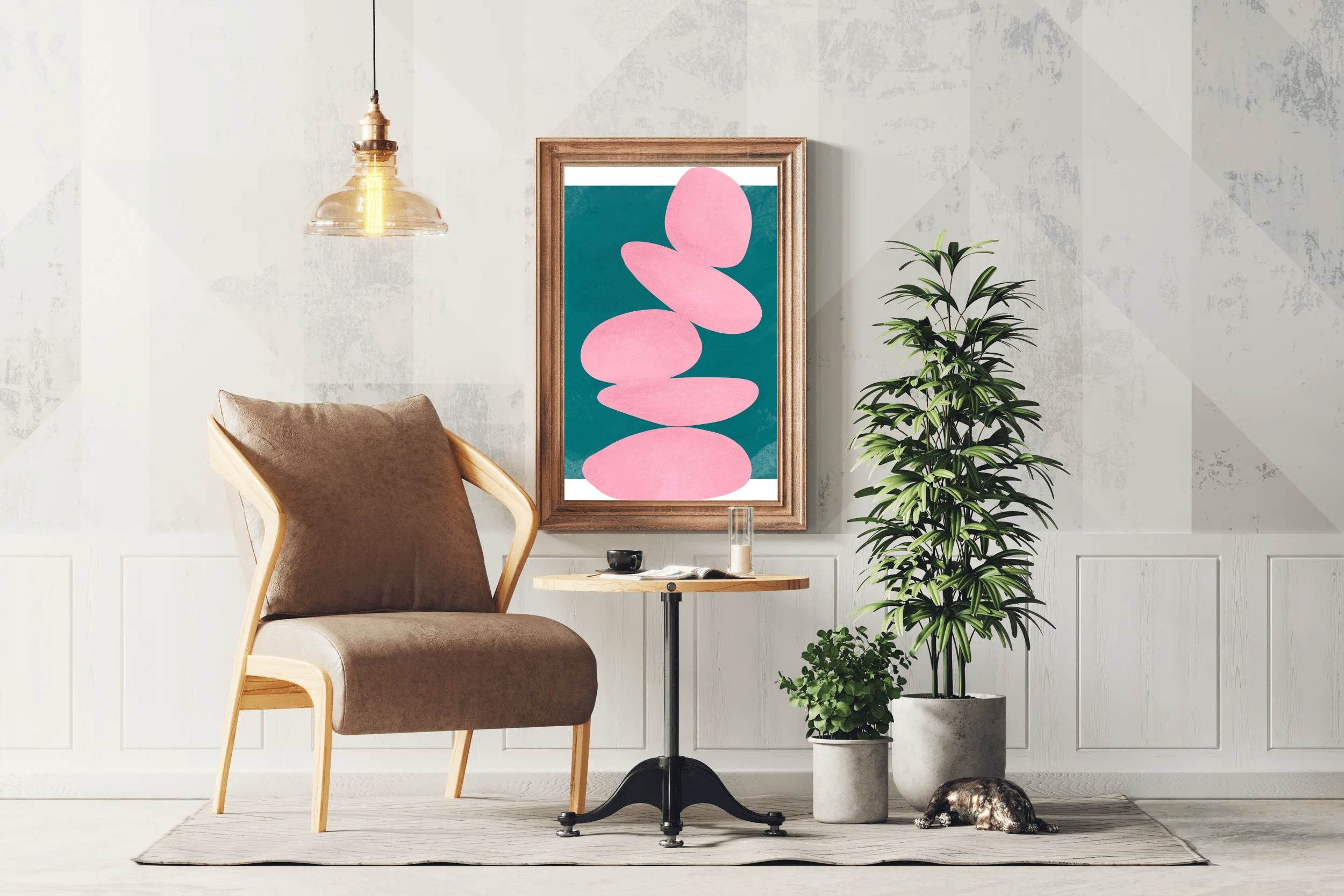 Stone Balance Painting Wall Art - beink online art store