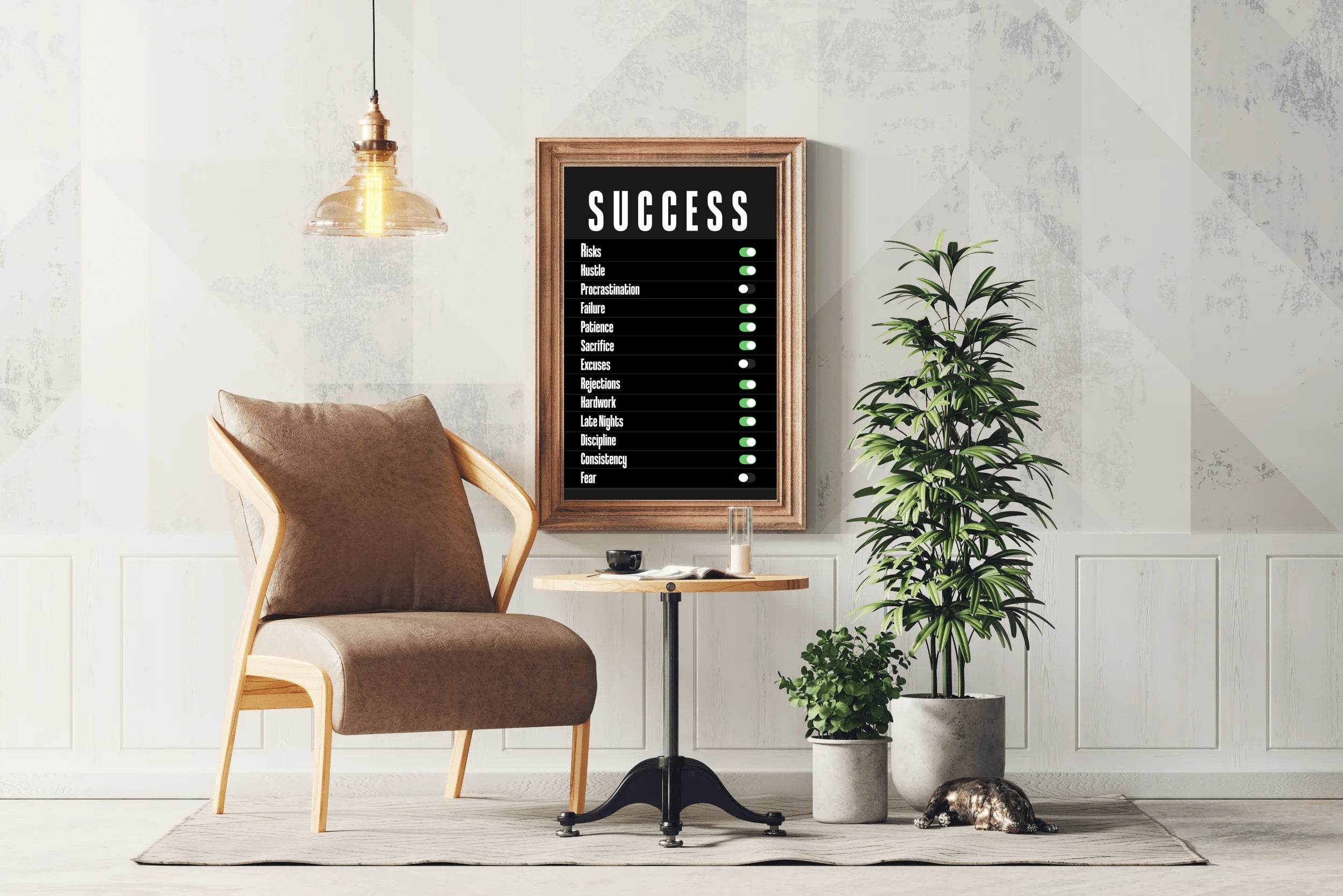 Success Path Motivational Wall Art - beink online art store