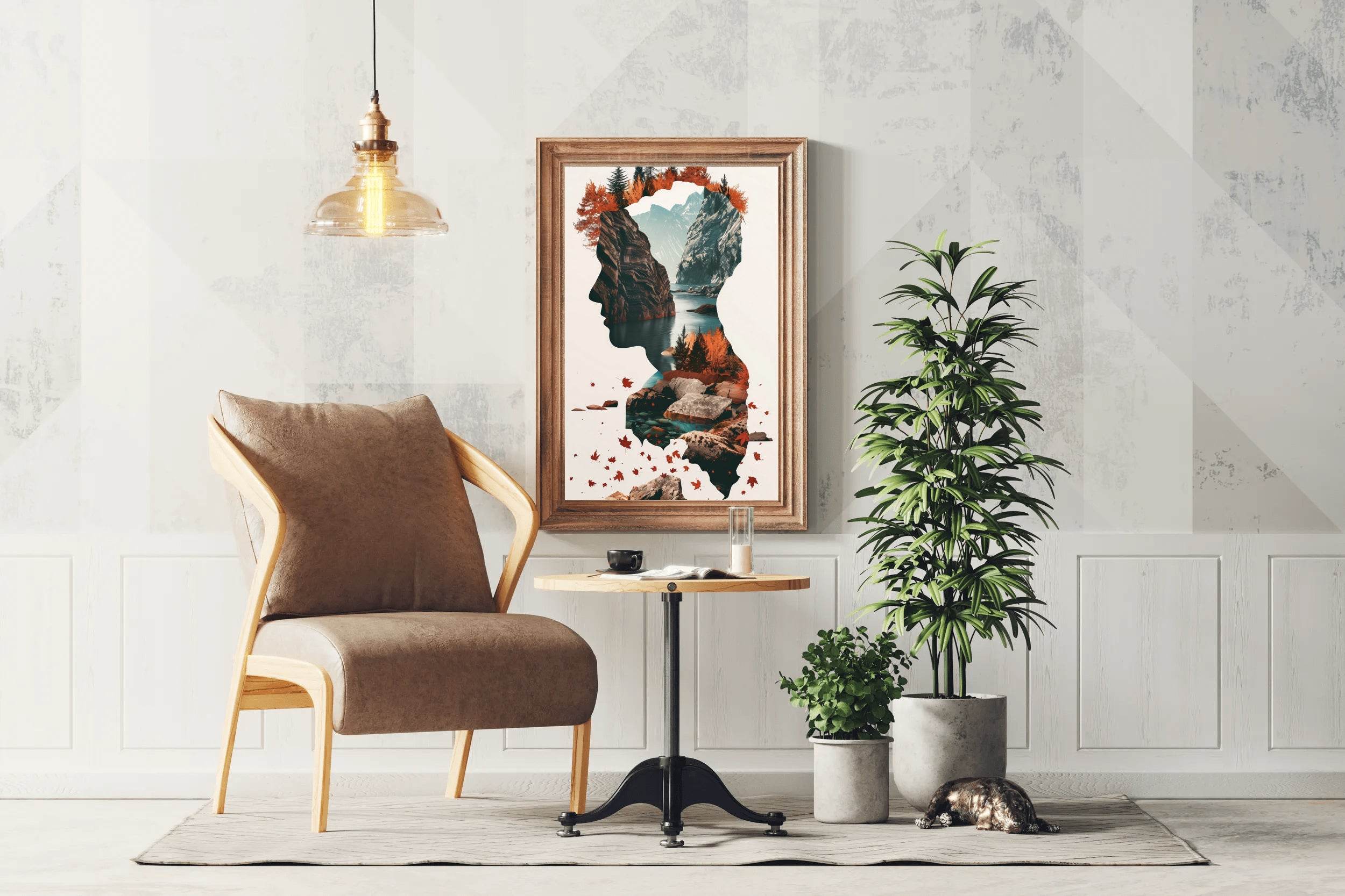 Mountainscape Mind Digital Art - beink online art store