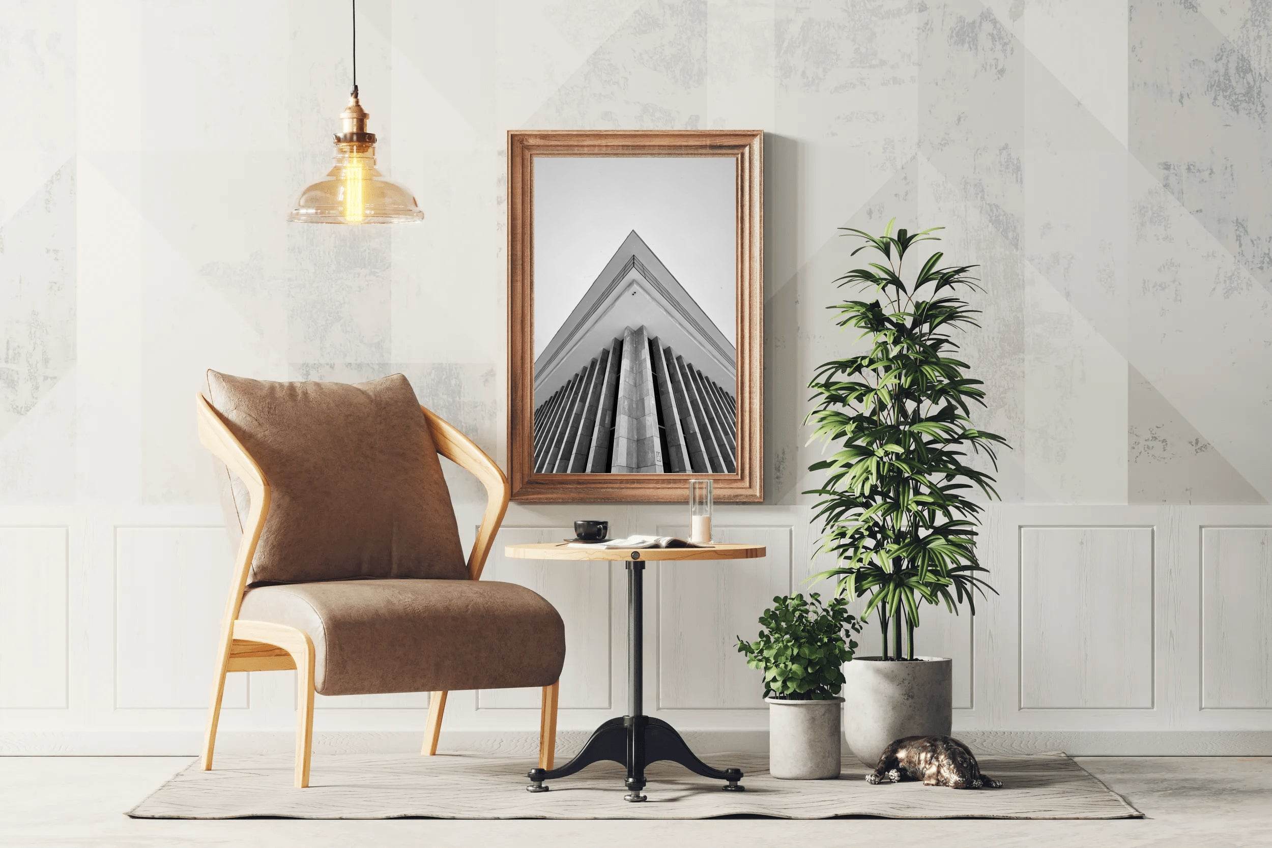 Building Architecture Black & White Wall Art - beink online art store