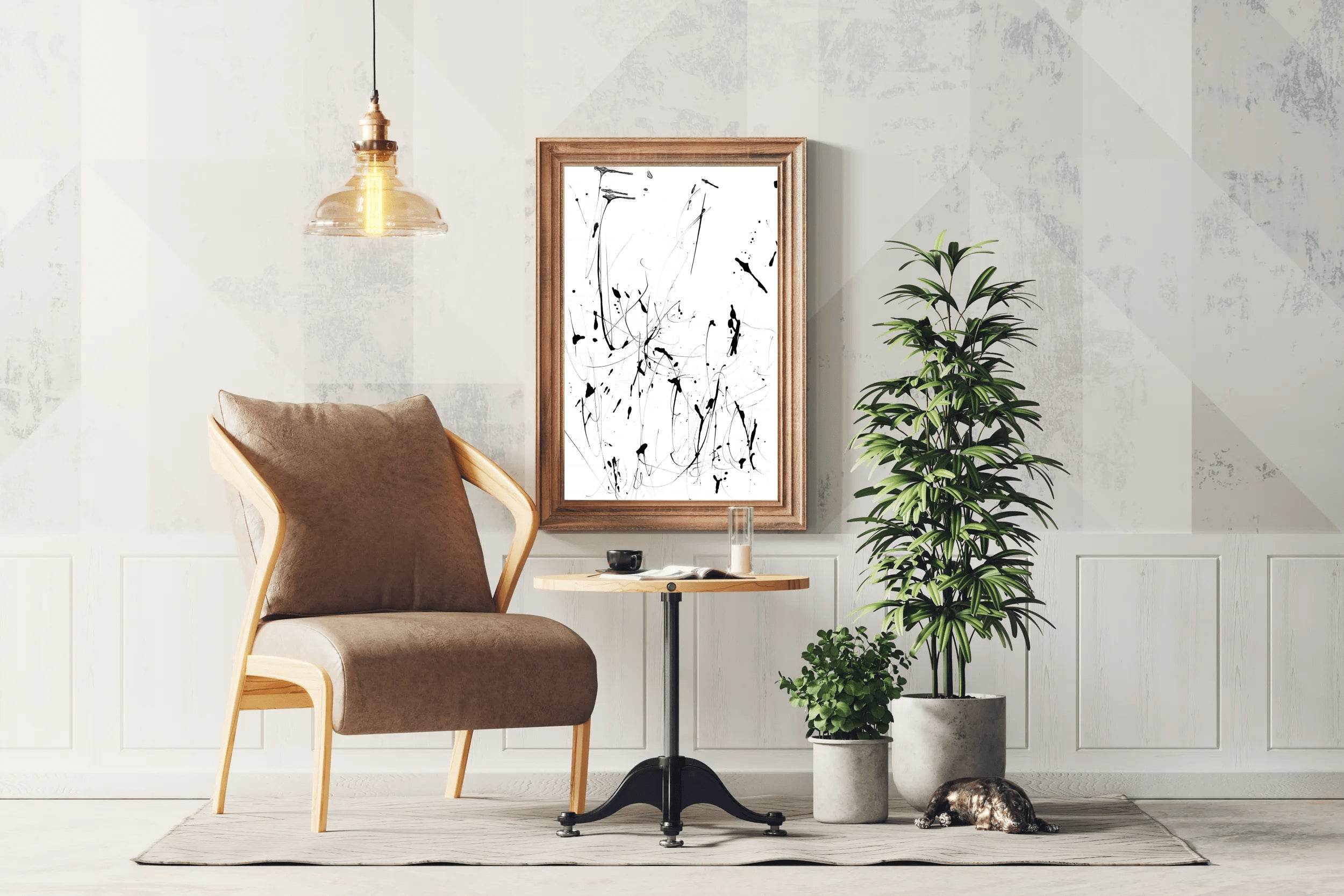 Abstract Ink Splatter Wall Art - beink online art store