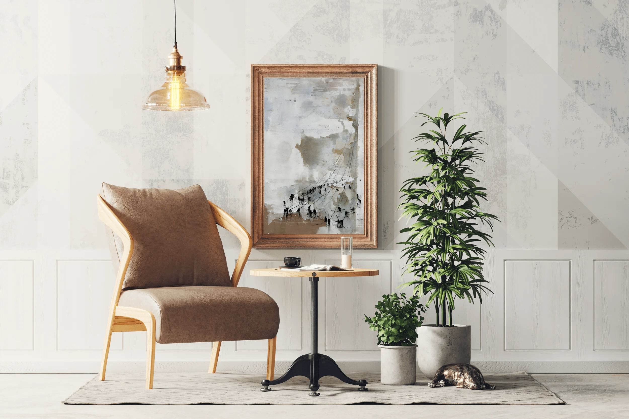 Watercolor Animal Drawing Modern Wall Art - beink online art store