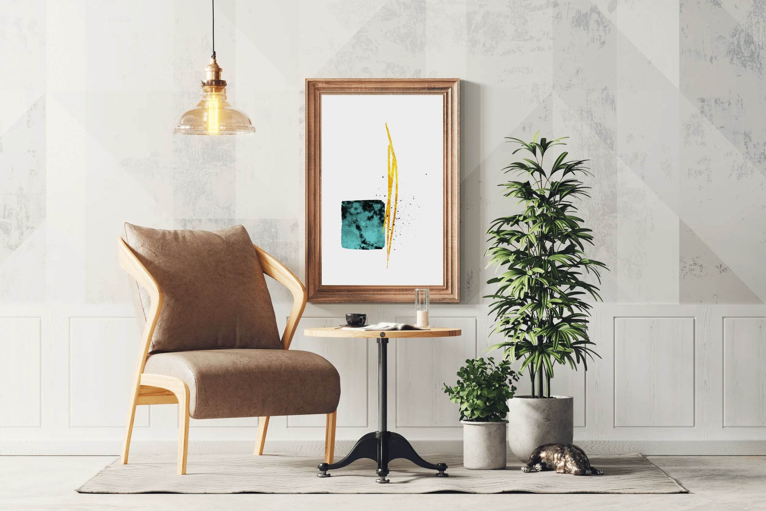 Texture Geometric Abstract Wall Art - beink online art store