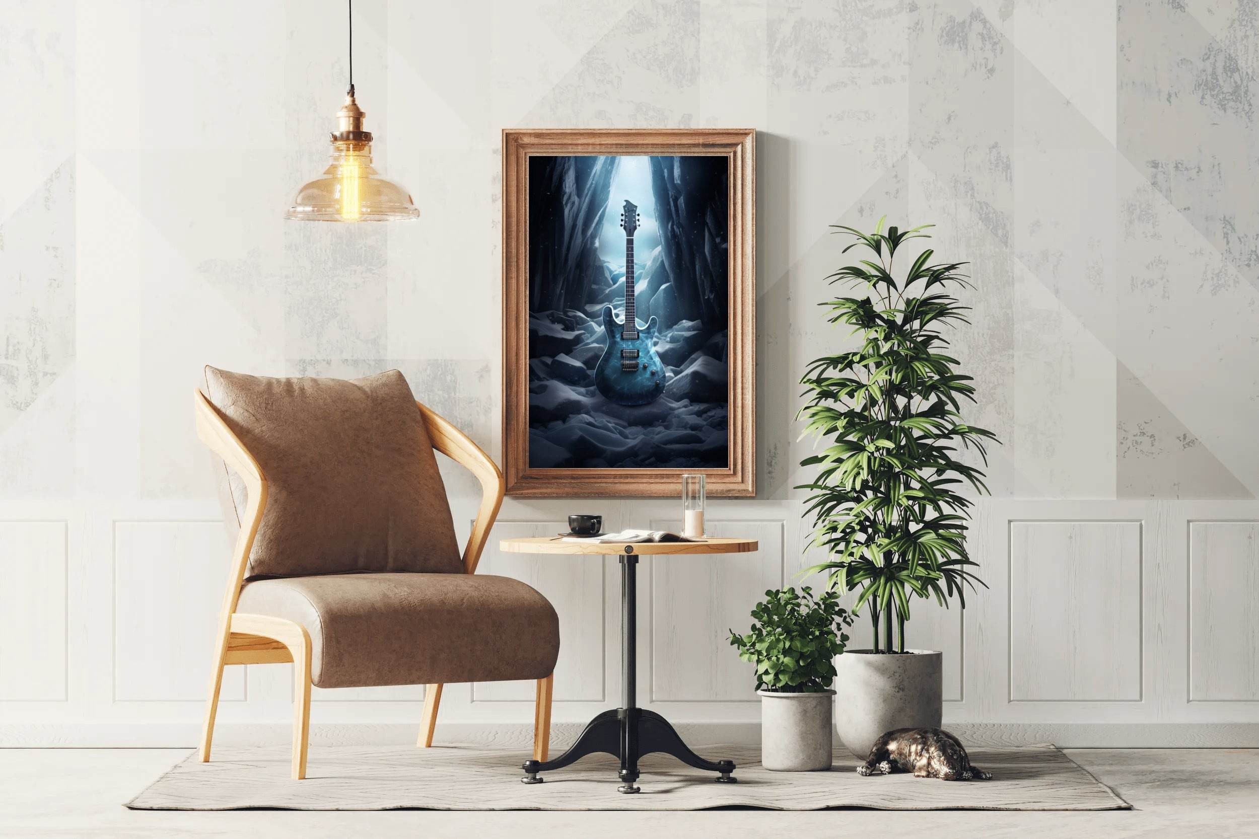 Ice Age Violin Wall Art - beink online art store