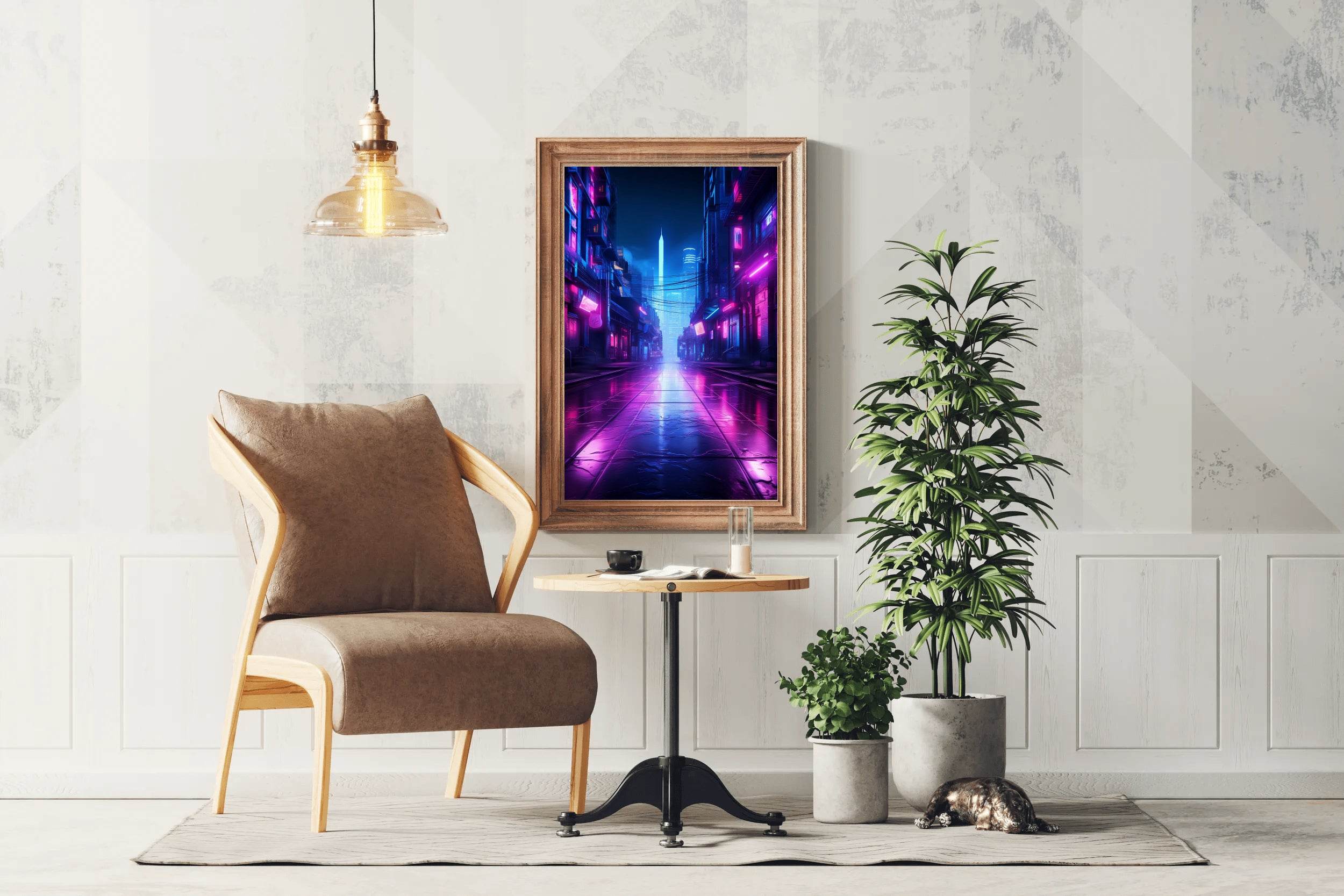 Neon City Wall Art - beink online art store