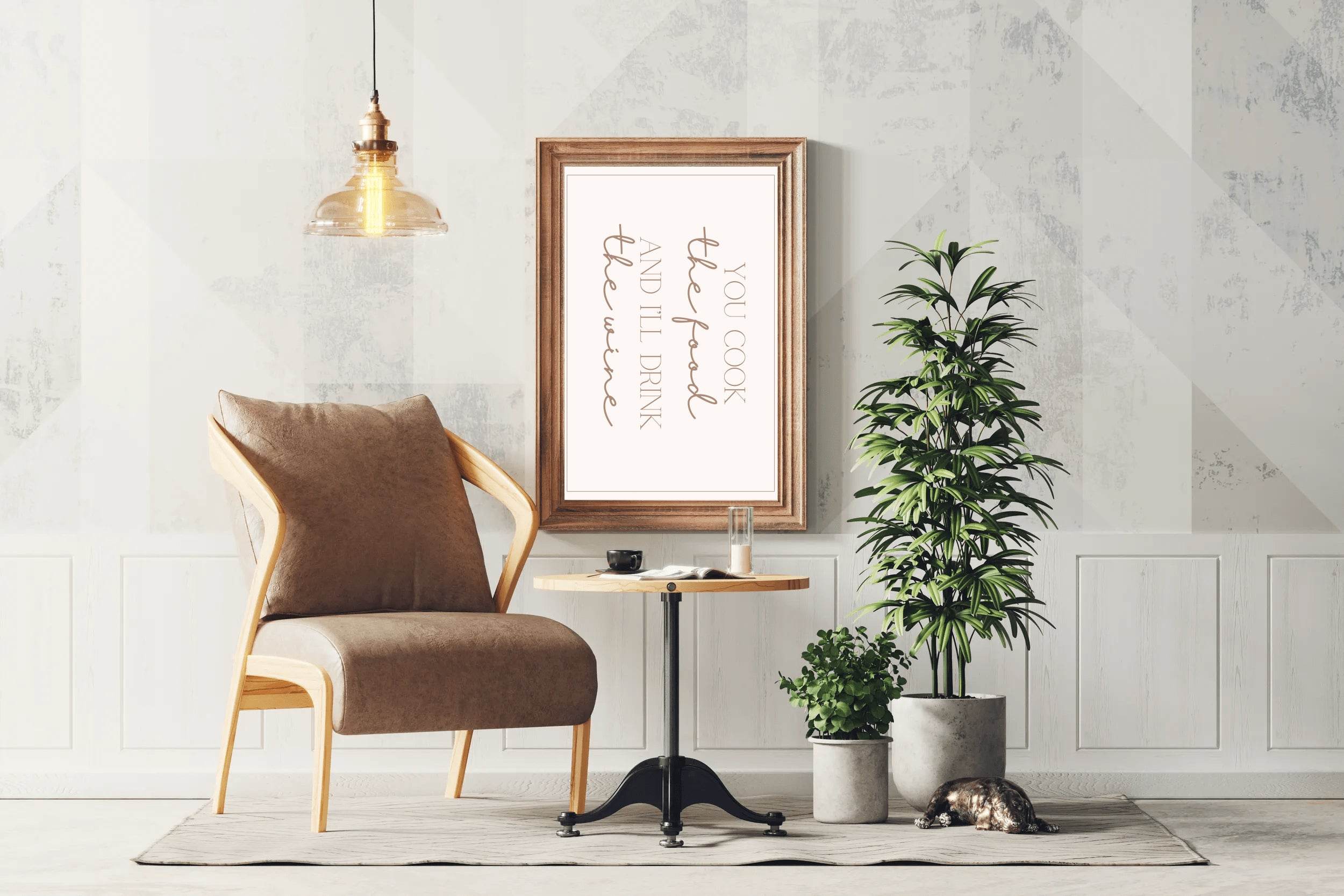 You Cook and I'll Drink The Wine - beink online art store