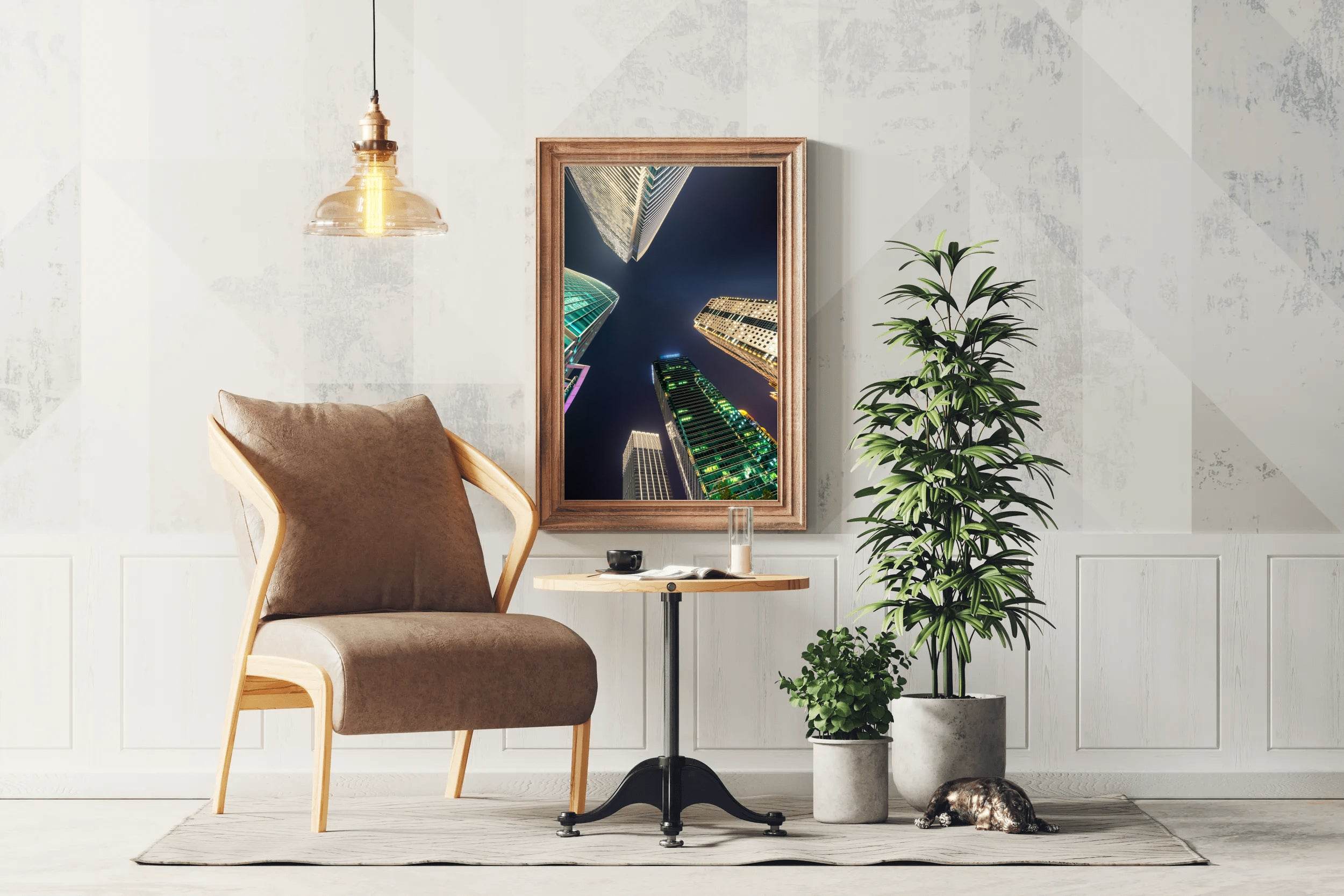 Illuminated Urban Heights Wall Art - beink online art store