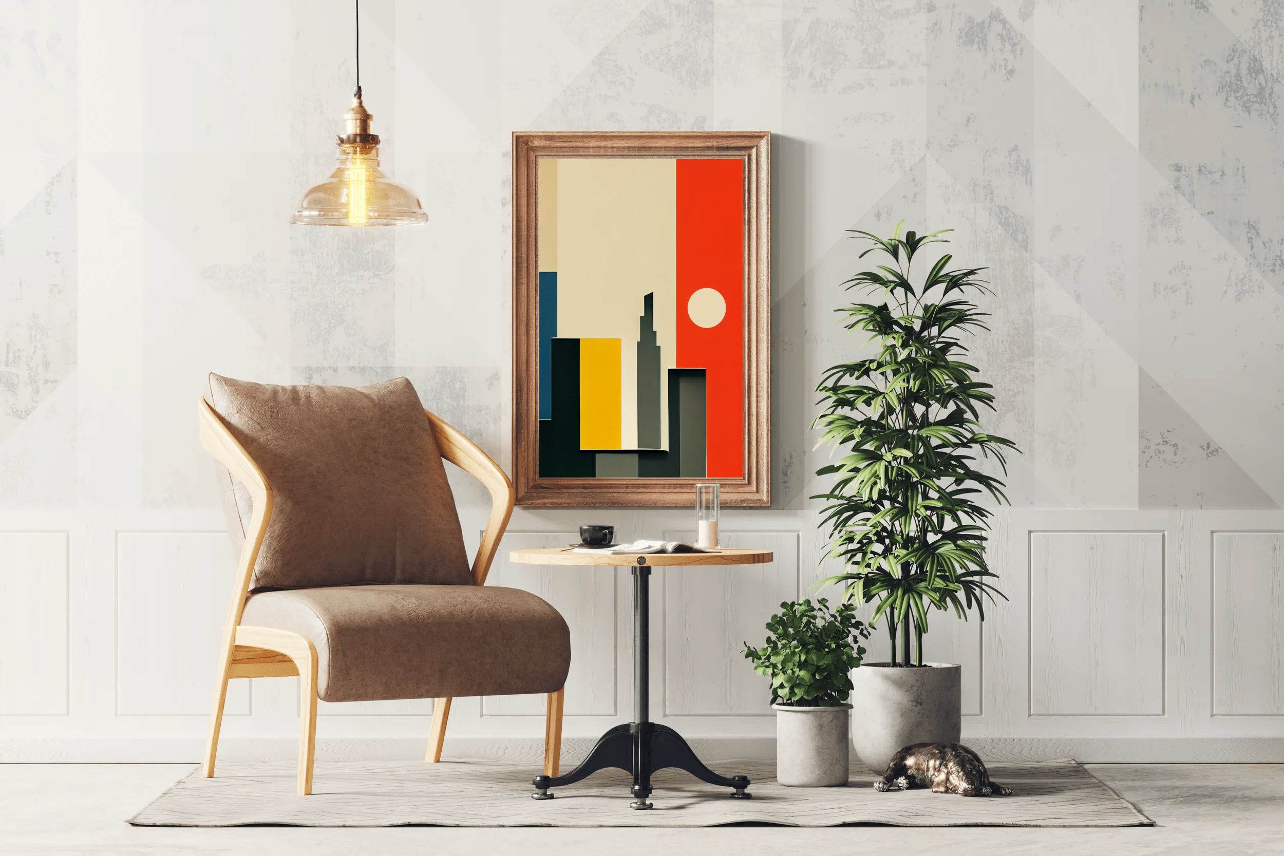 Creative Geometric Shape Abstract Wall Art - beink online art store