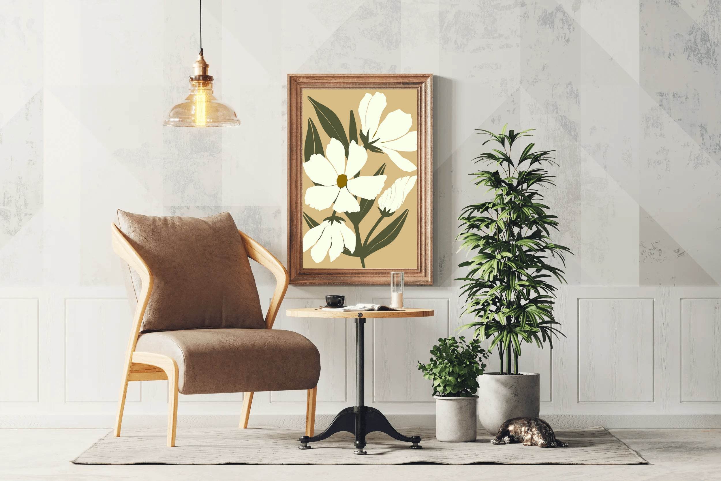 Beautiful Narcissus Flowers Wall Art - beink online art store