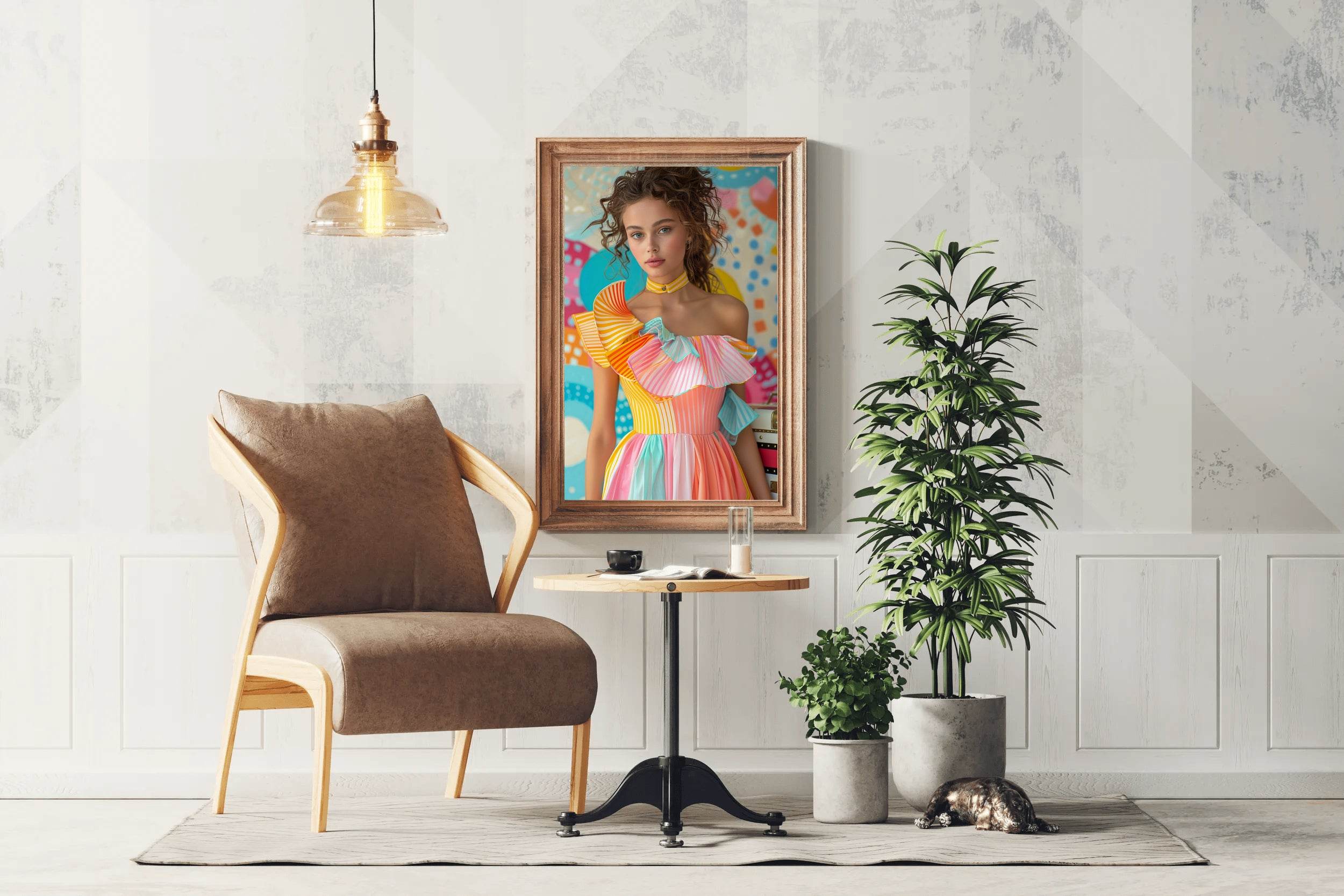 Mexican Women Cotton Dress Wall Art - beink online art store