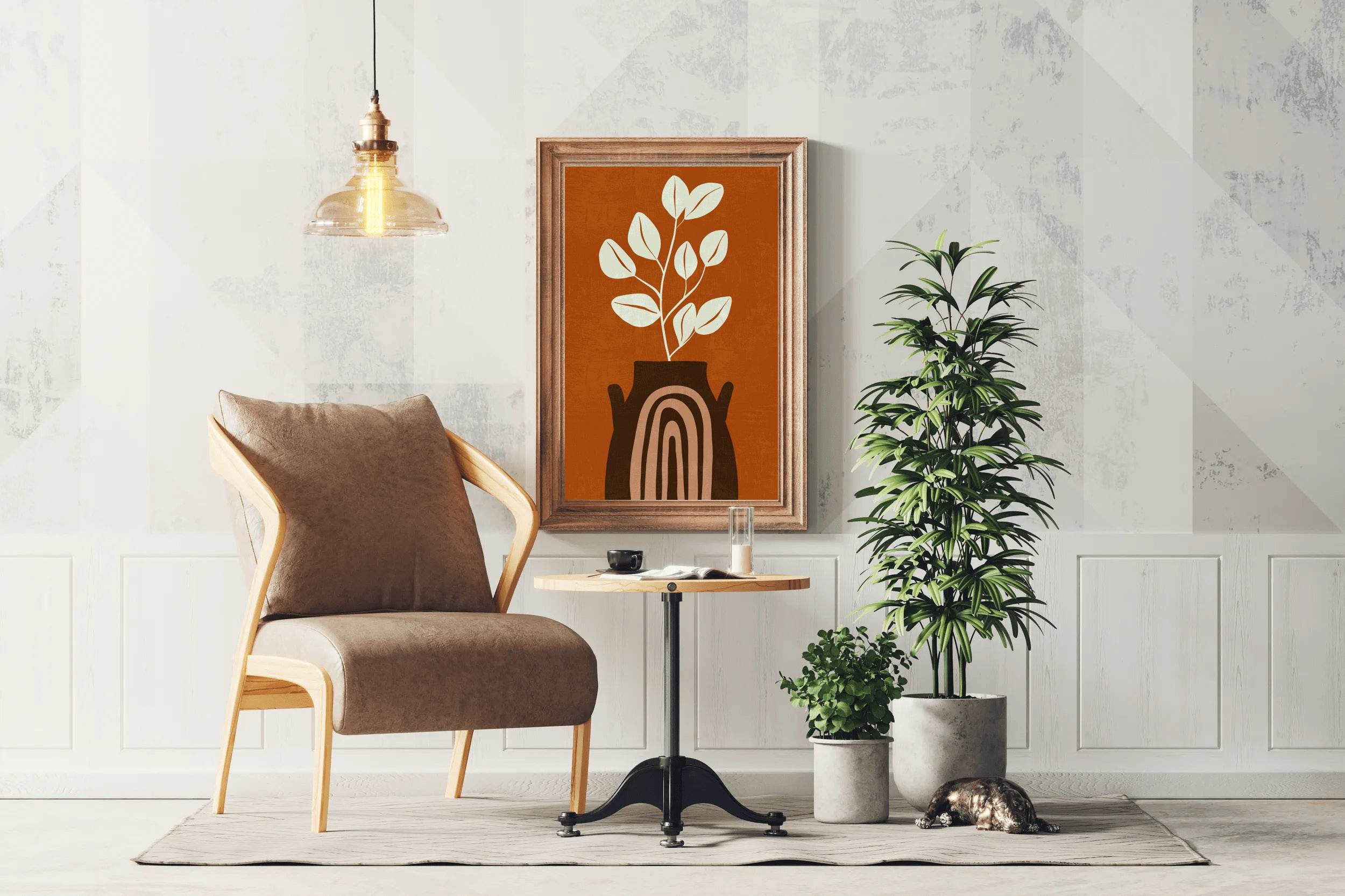 Boho Fantasy Vase Wall Art - beink online art store