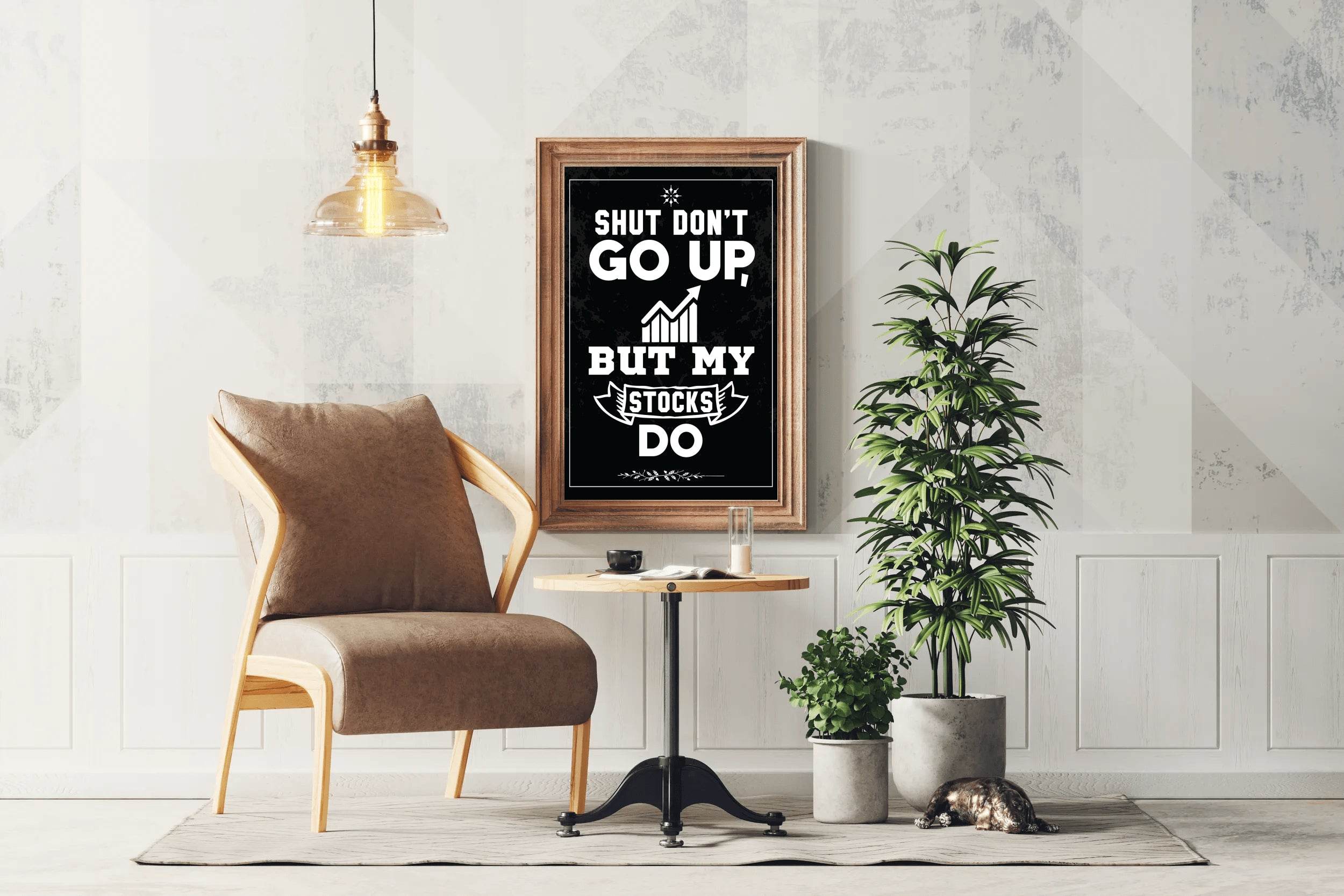 Don't Go Up Motivational Wall Art - beink online art store