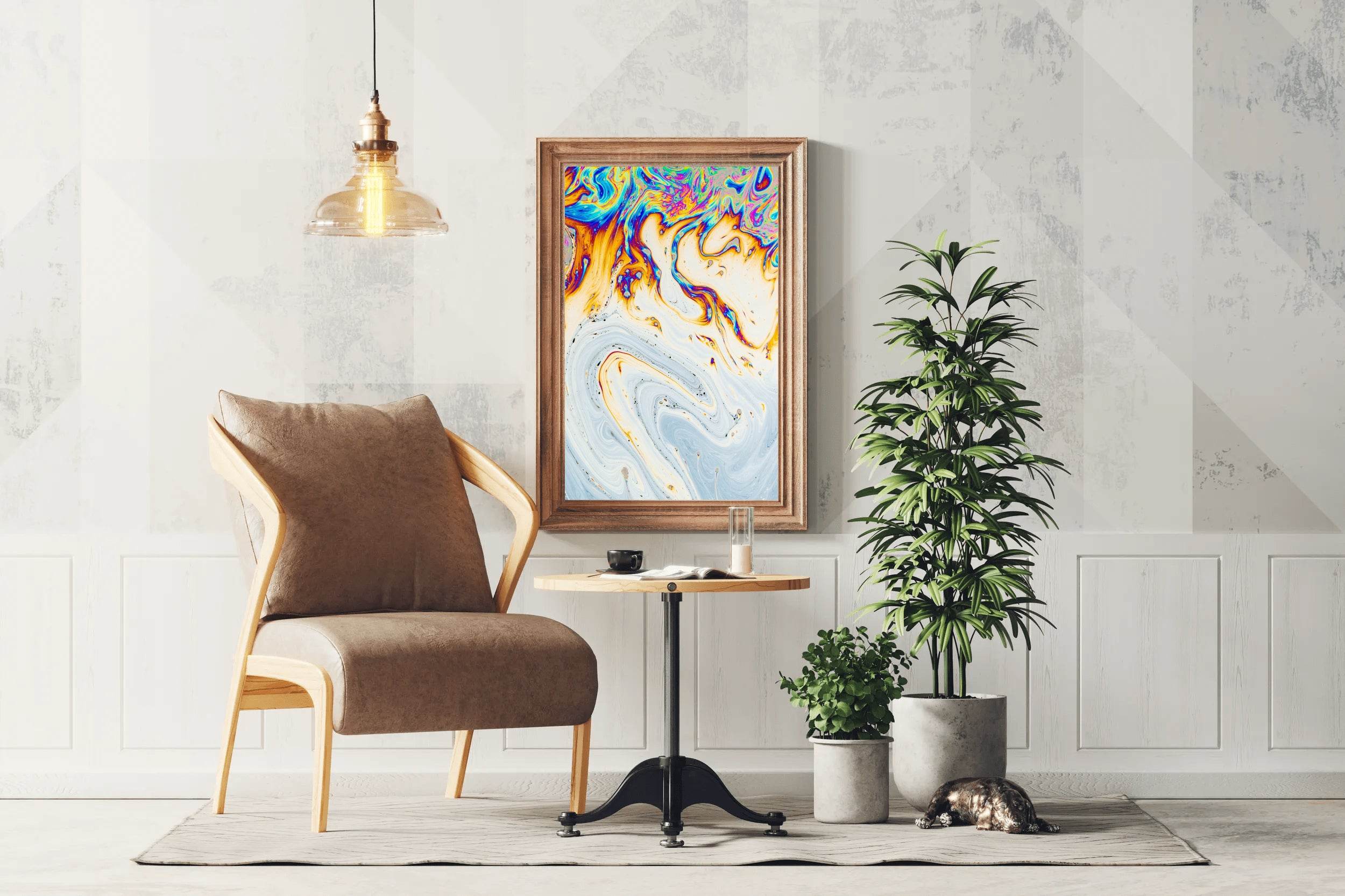 Liquid Marble Abstract Wall Art - beink online art store