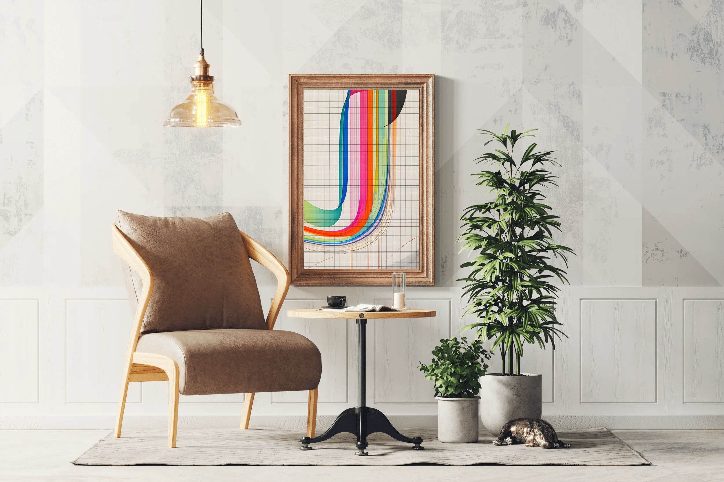 Rainbow Currents Digital Art - beink online art store