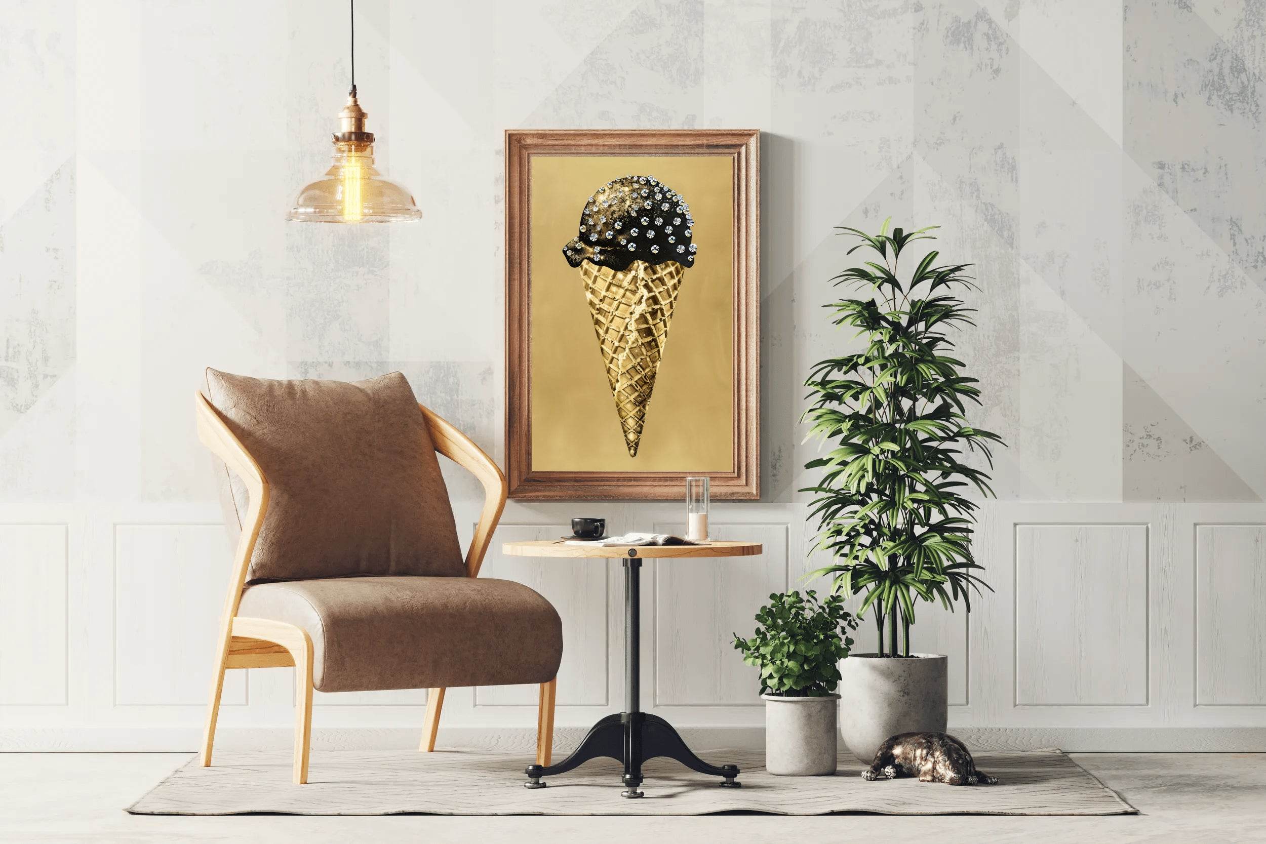 A Diamond Cone Wall Art - beink online art store