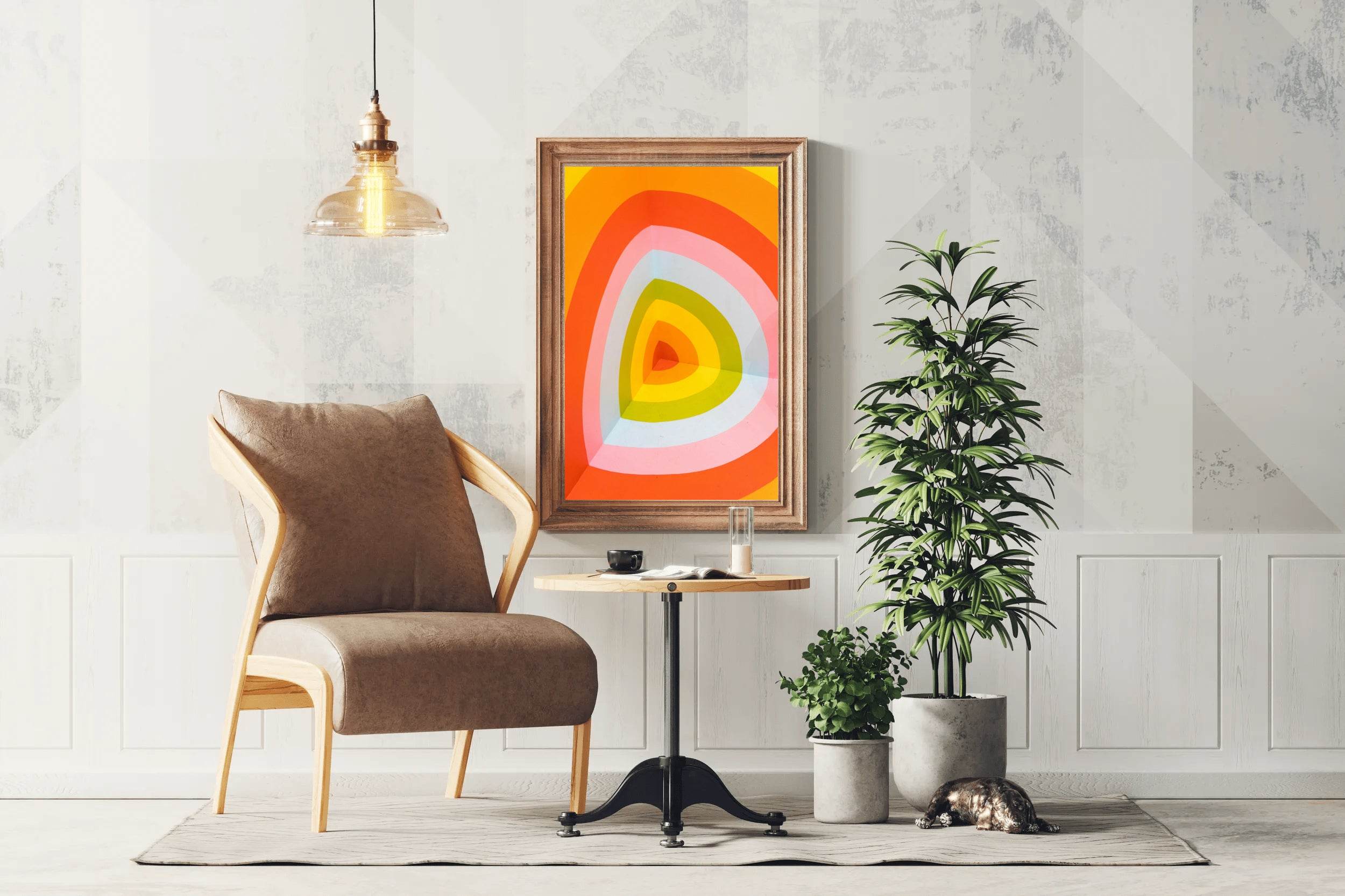 Colorful Paper Abstract Wall Art - beink online art store