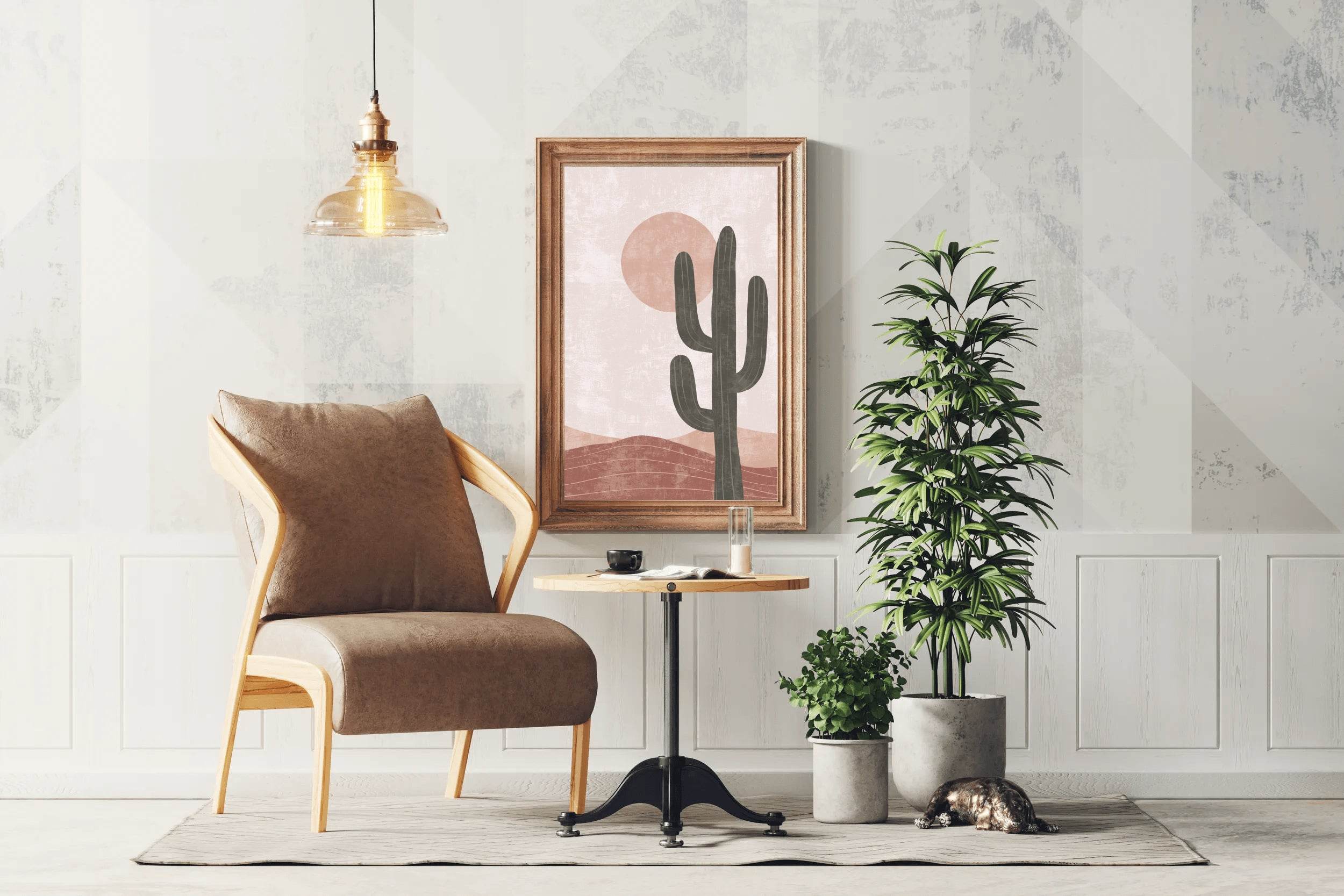 Cactus in the Desert ArtWork - beink online art store