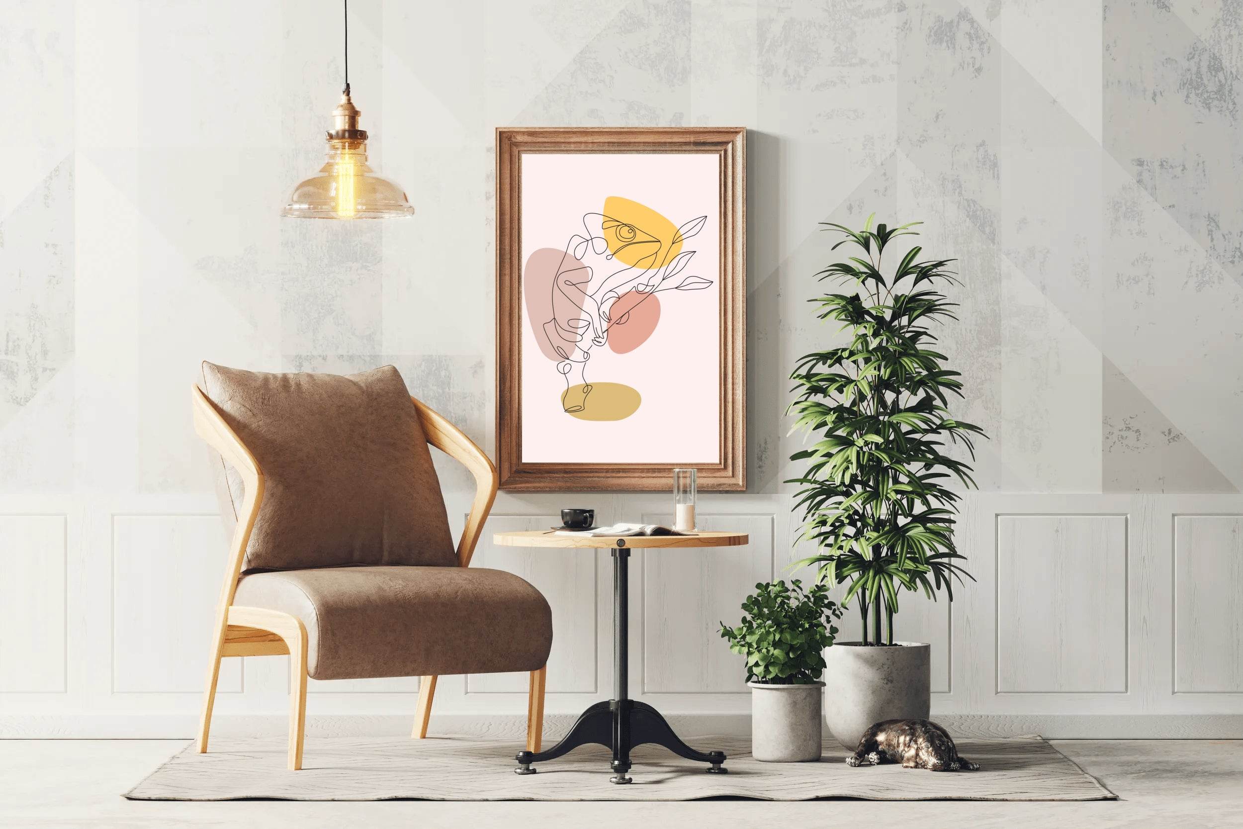 Chameleon Painting Wall Art - beink online art store