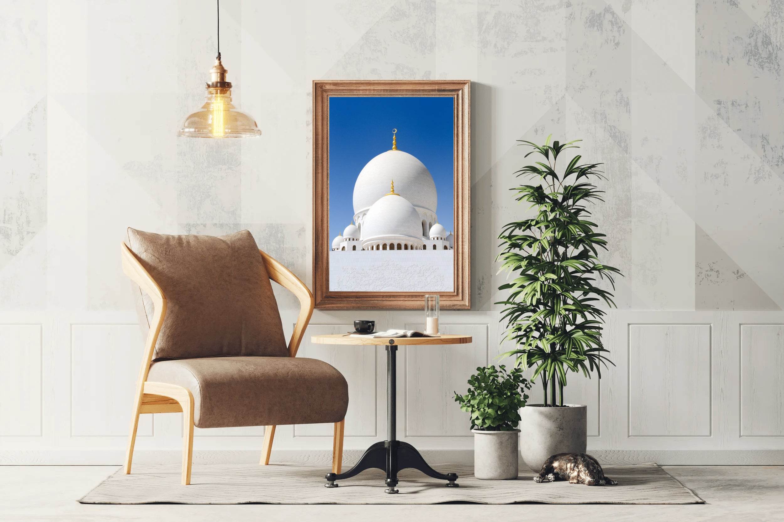 Golden Tipped Dome Wall Art - beink online art store