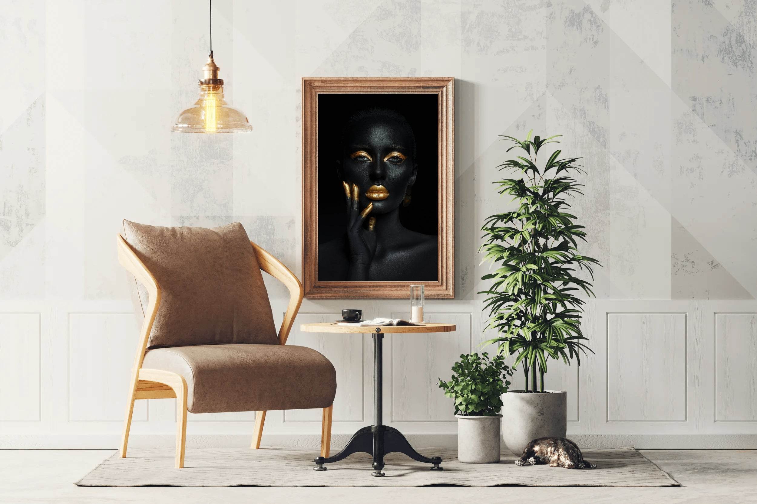 Women Painted Black & White Wall Art - beink online art store