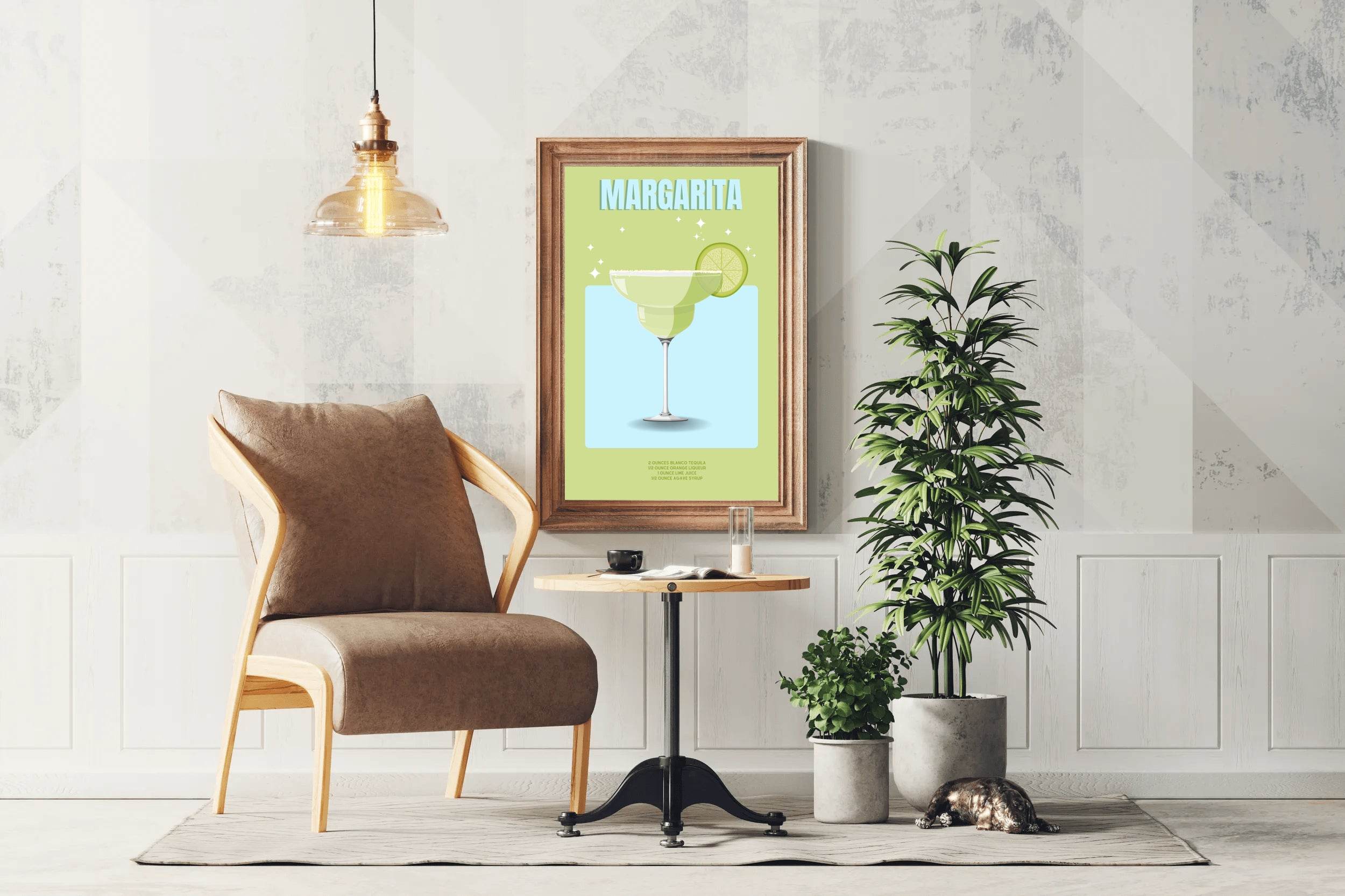 Lemon Margarita Wall Art - beink online art store