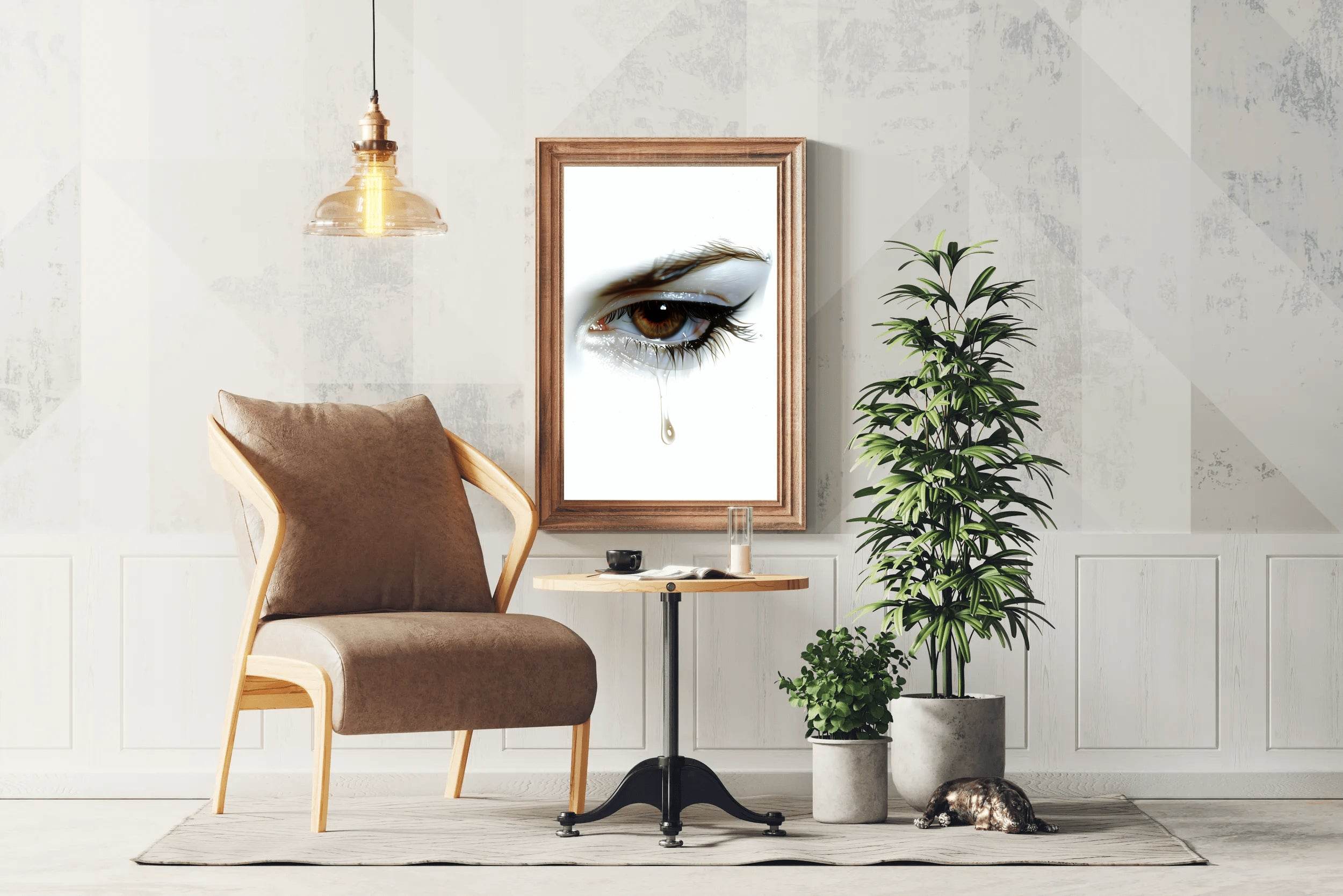 Silent Sorrow Modern Wall Art - beink online art store