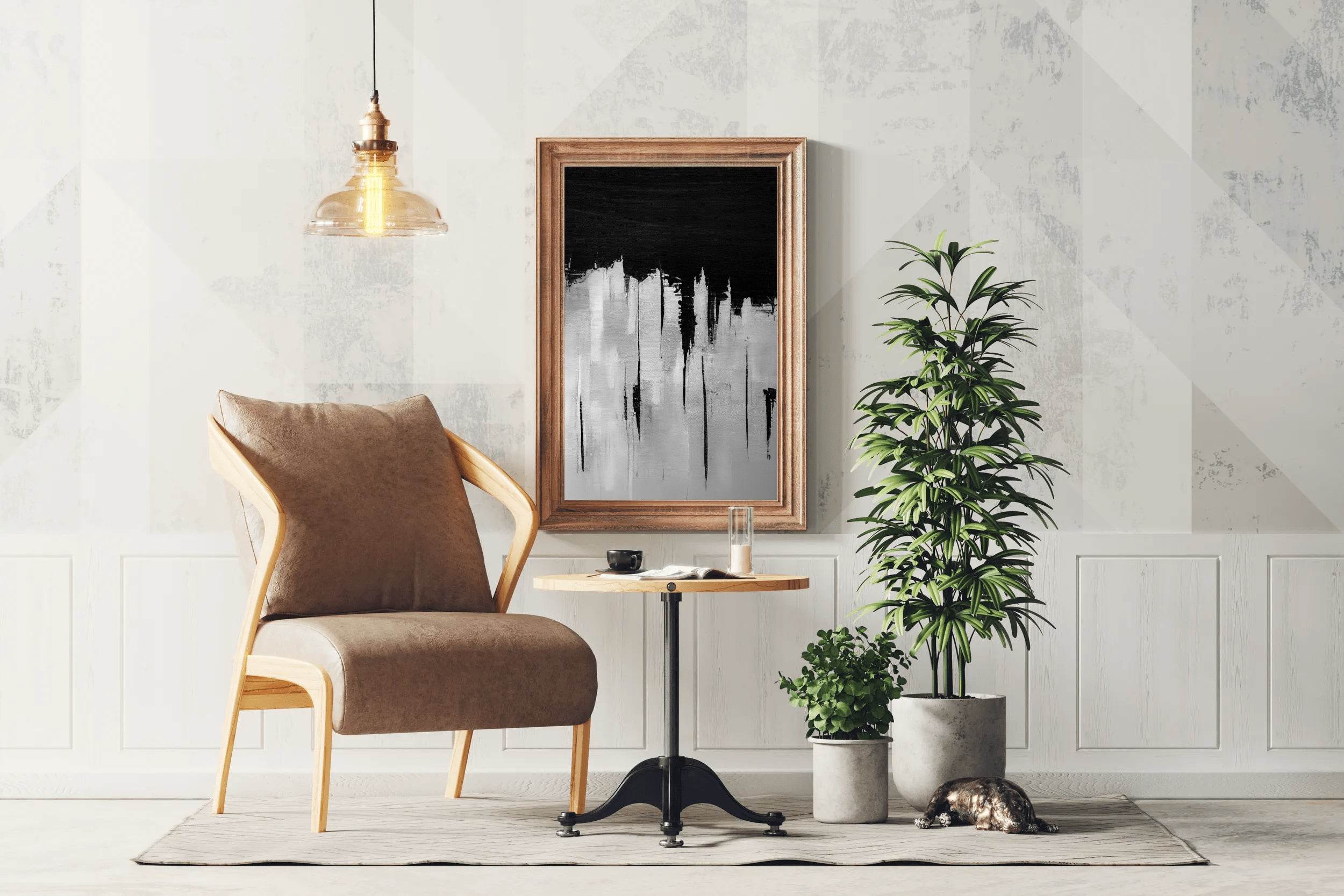 Black and White Abstract Wall Art - beink online art store