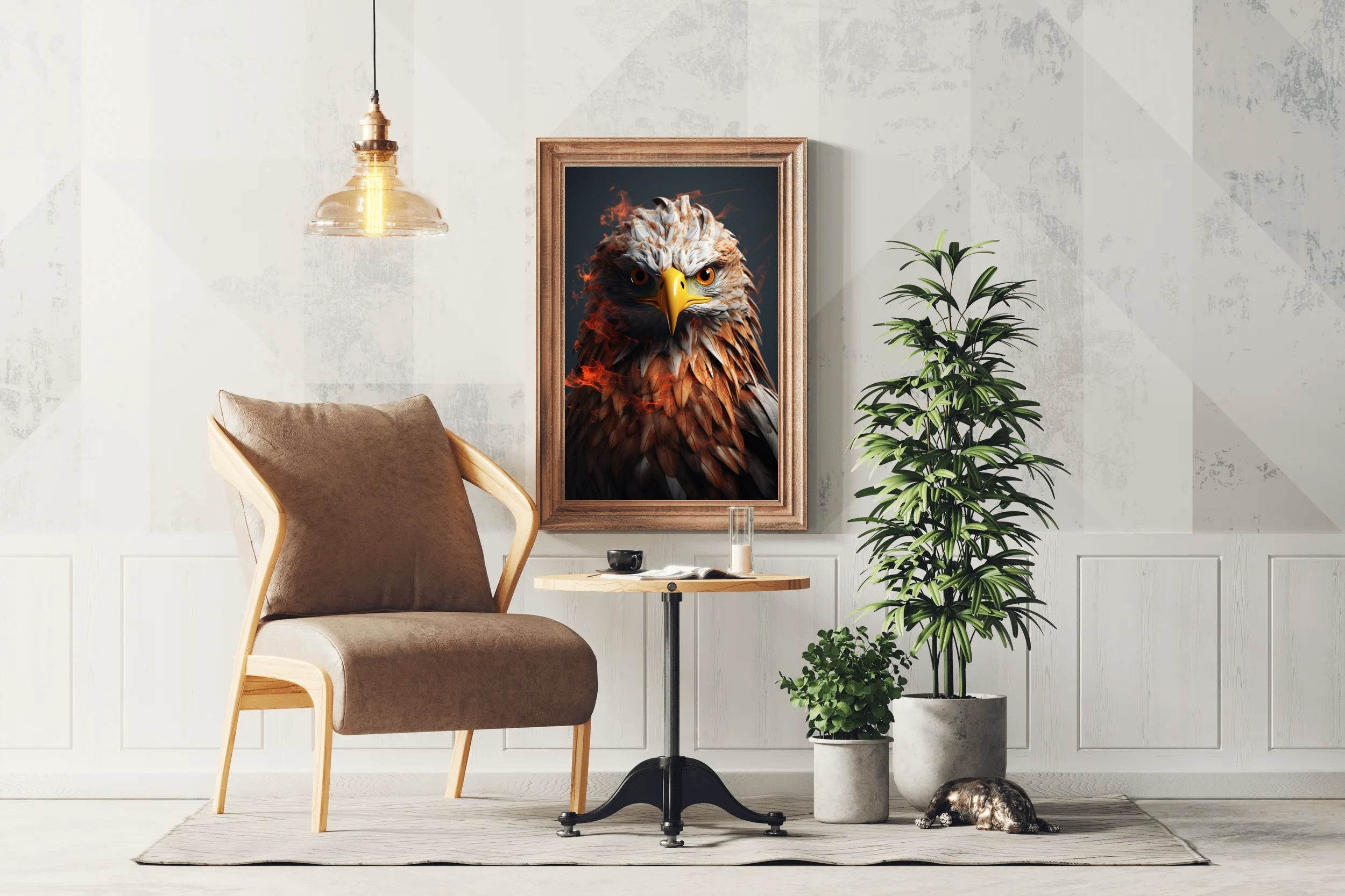 3D Eagle Painting Bird Wall Art - beink online art store