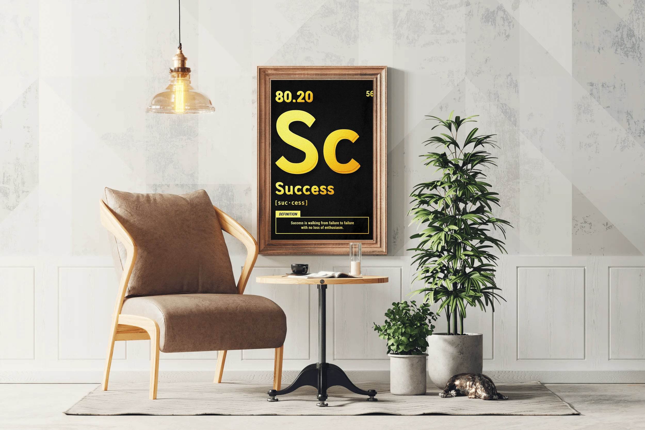 Success 80.20 Rule Motivational Wall Art - beink online art store