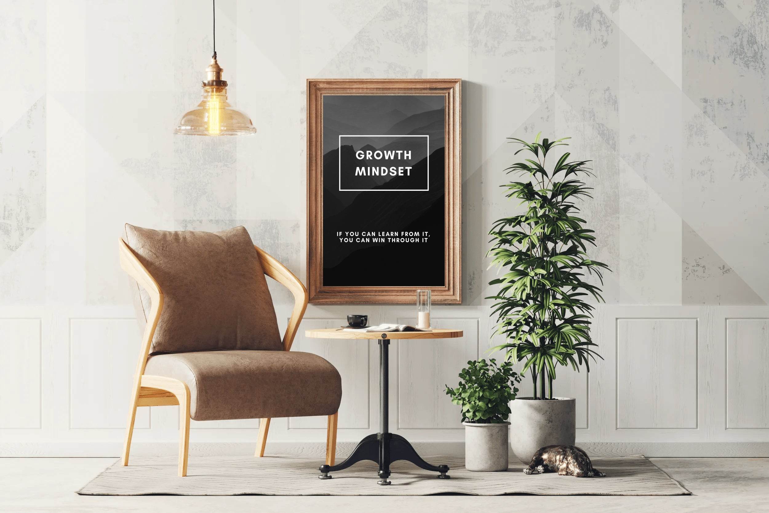 Growth Mindset Motivational Wall Art - beink online art store
