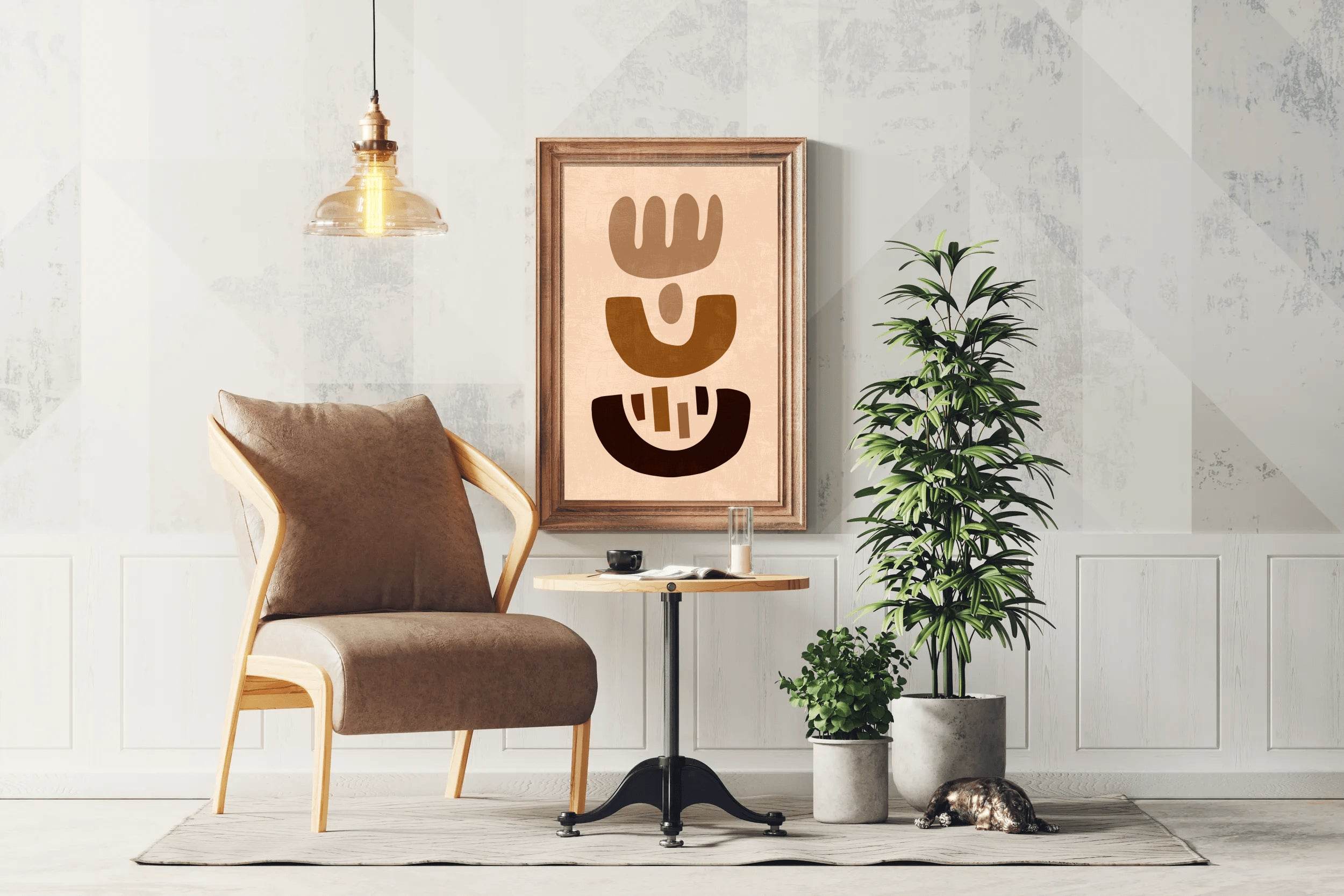 The Ancient Design of The Crown Wall Art - beink online art store