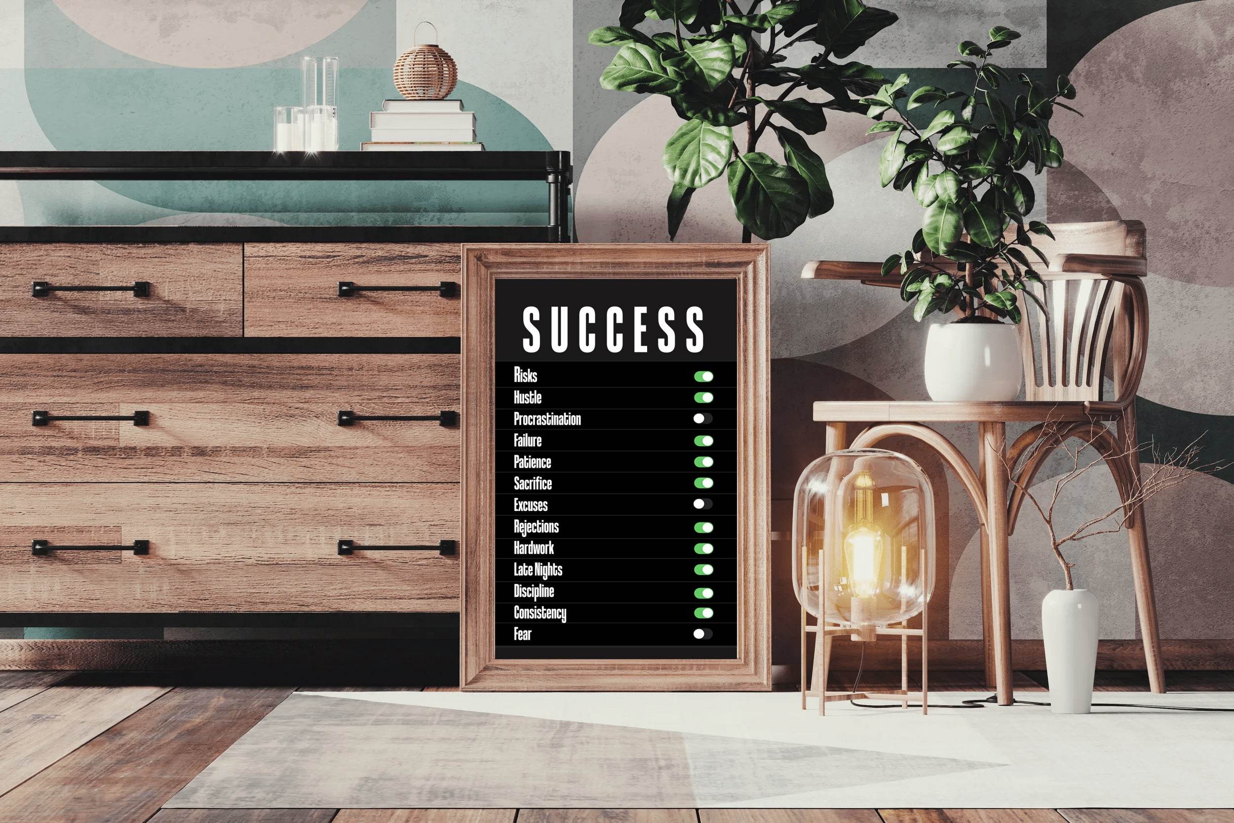 Success Path Motivational Wall Art - beink online art store