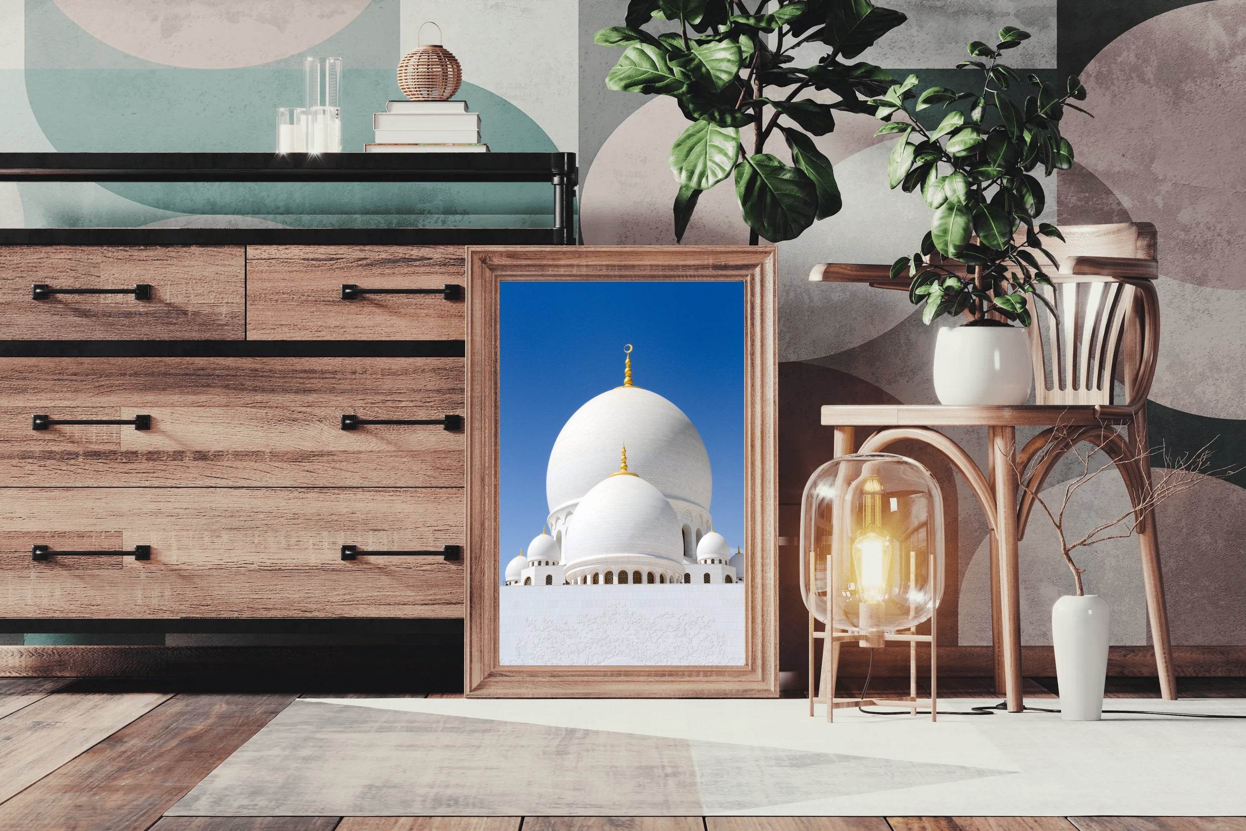 Golden Tipped Dome Wall Art - beink online art store