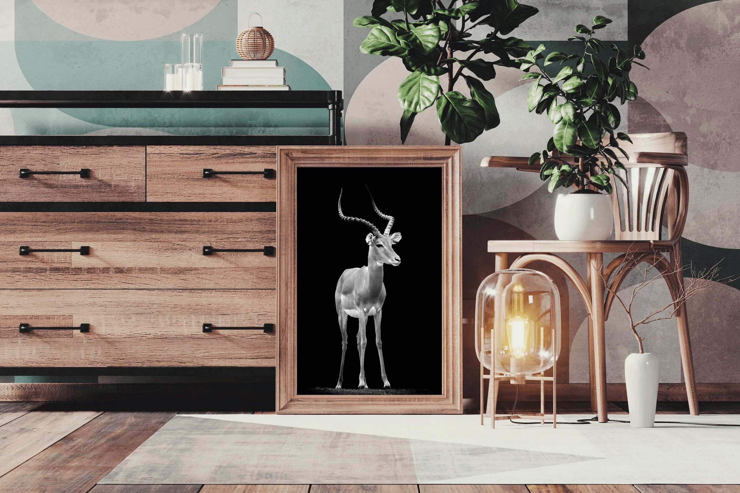 Impala Black & White Wall Art - beink online art store