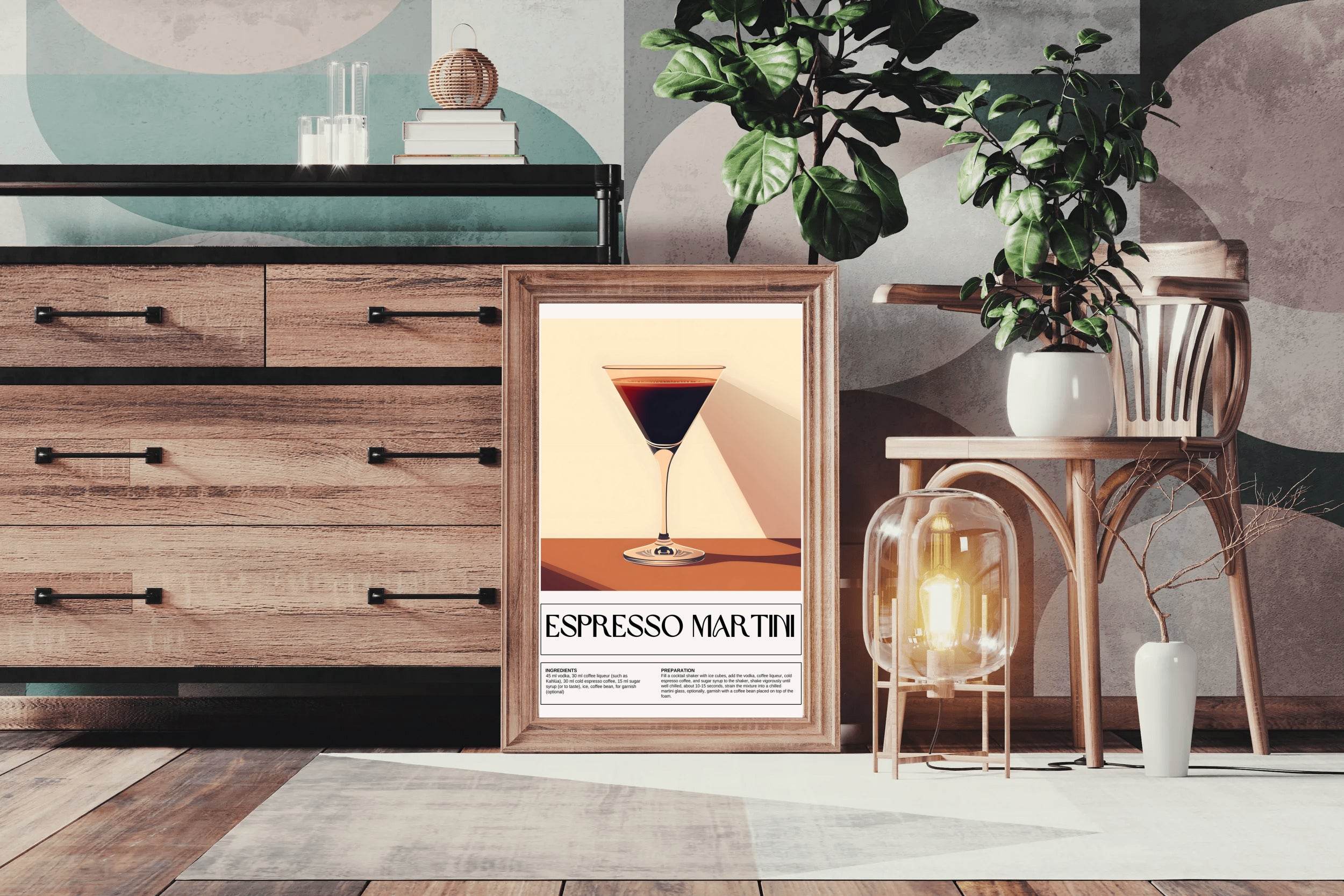 Espresso Martini Wall Art - beink online art store