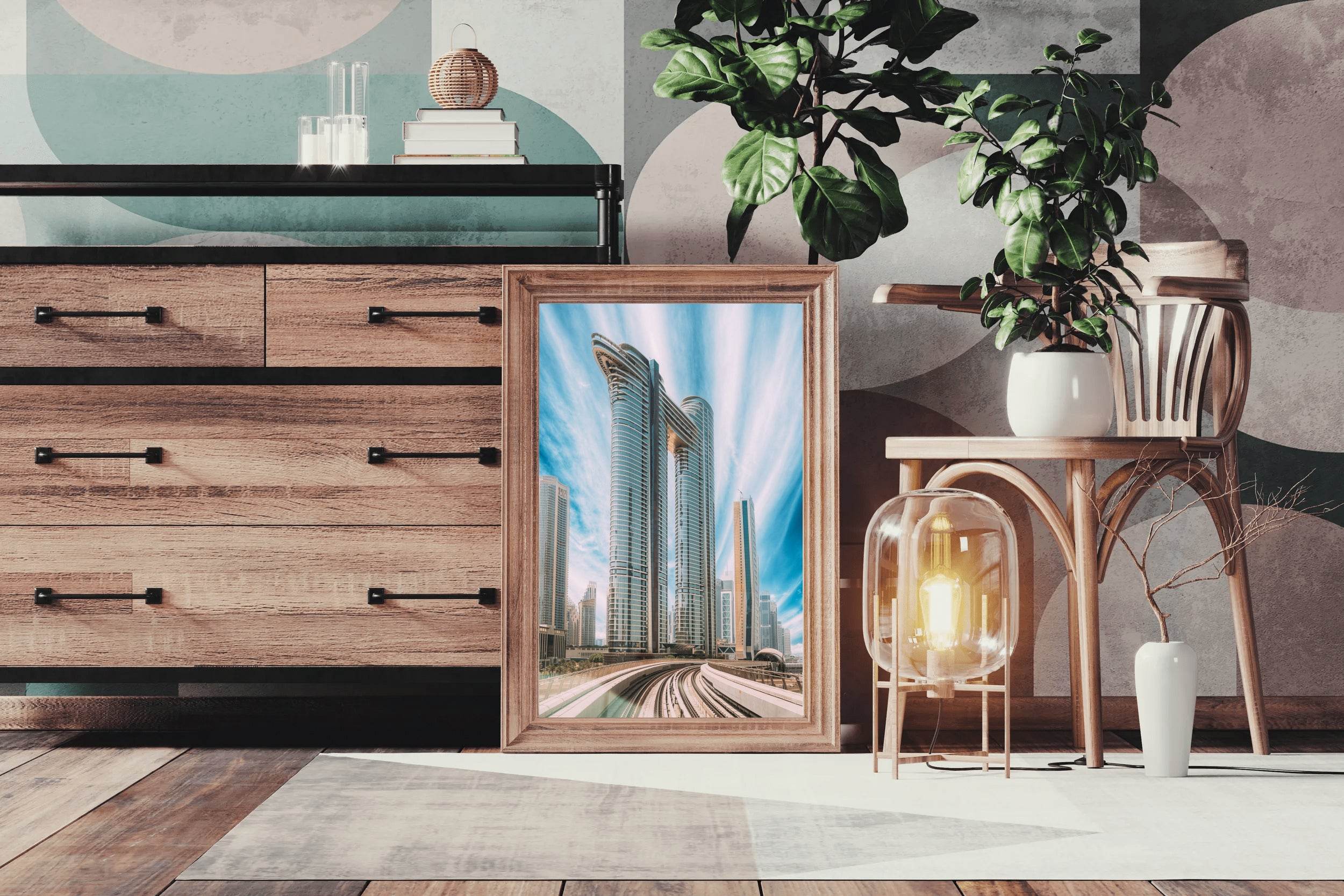 Marvels of Dubai Skyline Wall Art - beink online art store