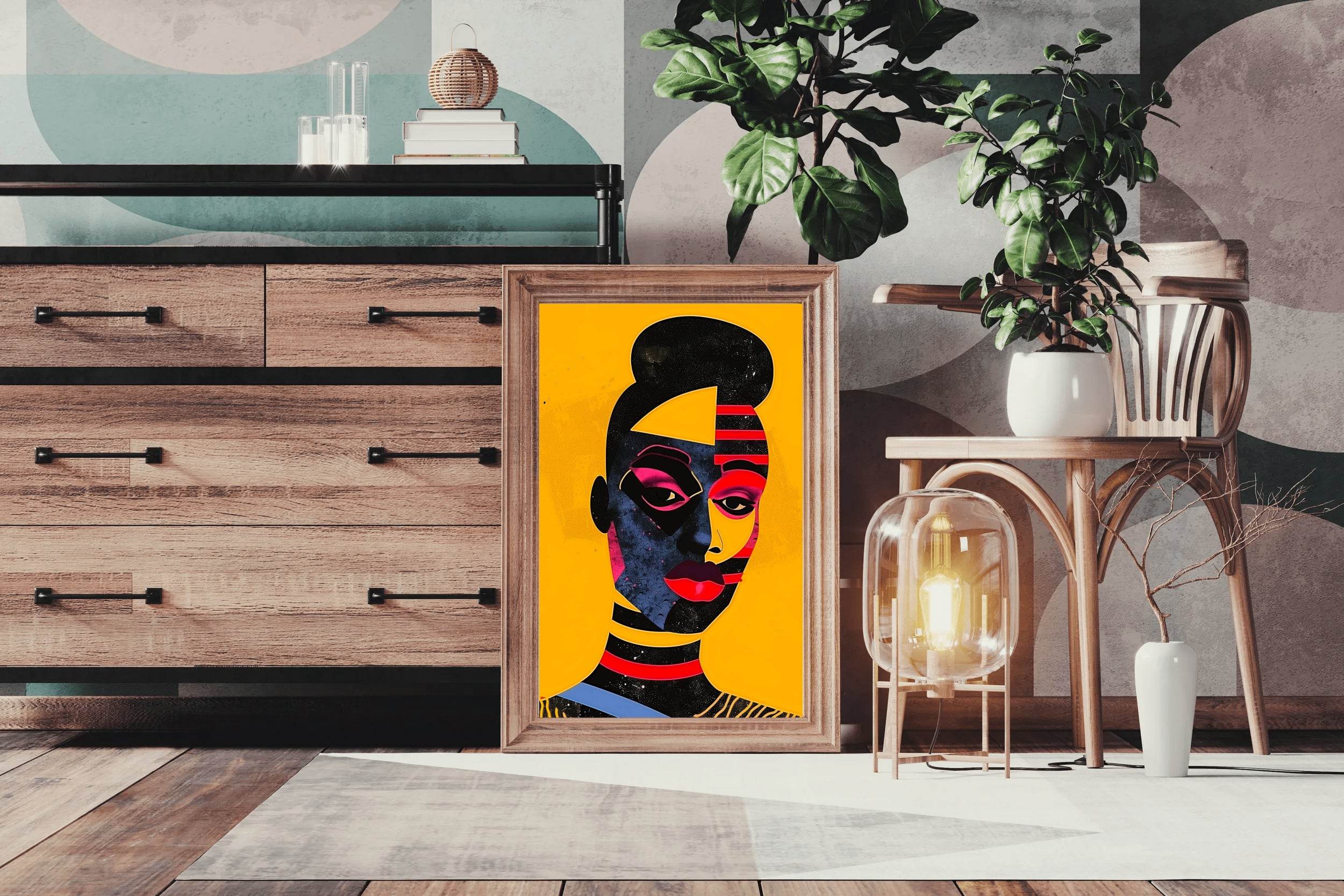 Ethnic Women Canvas Wall Art - beink online art store