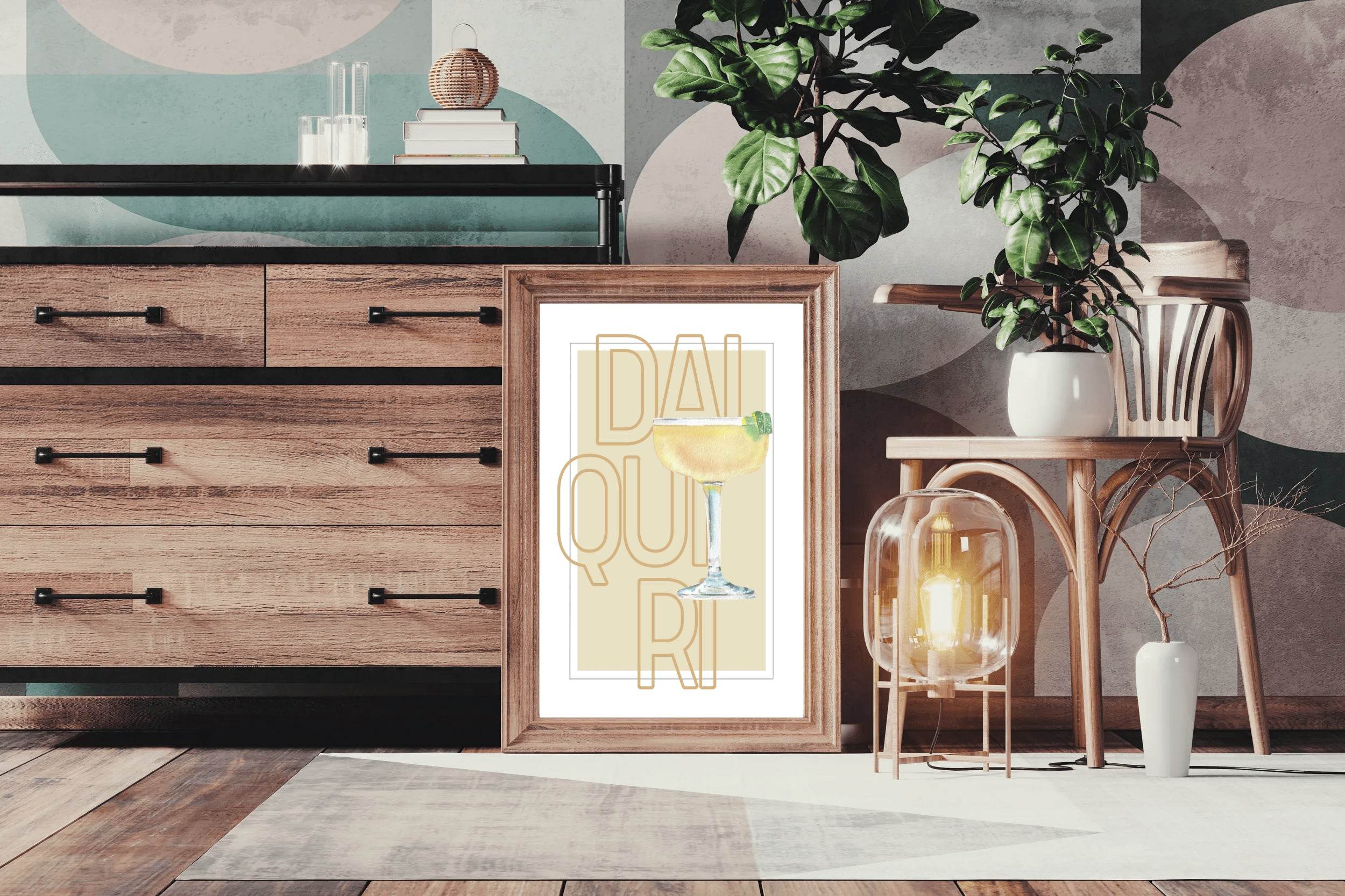 Daiquiri Cocktail Wall Art - beink online art store