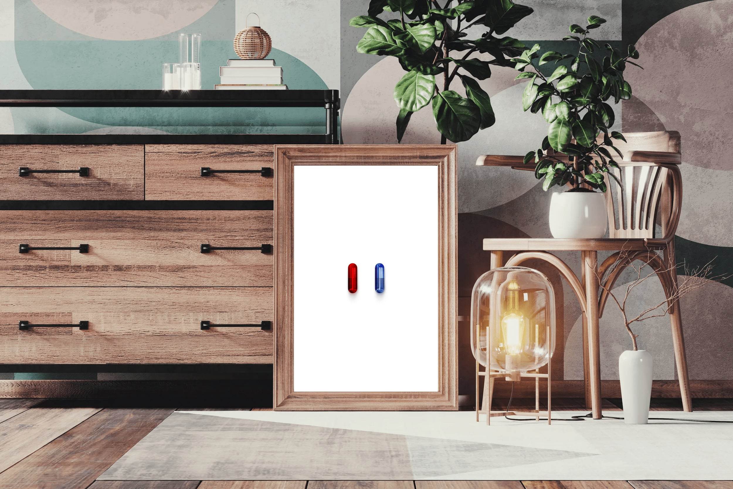 THE MATRIX Red and Blue Pill Wall Art - beink online art store