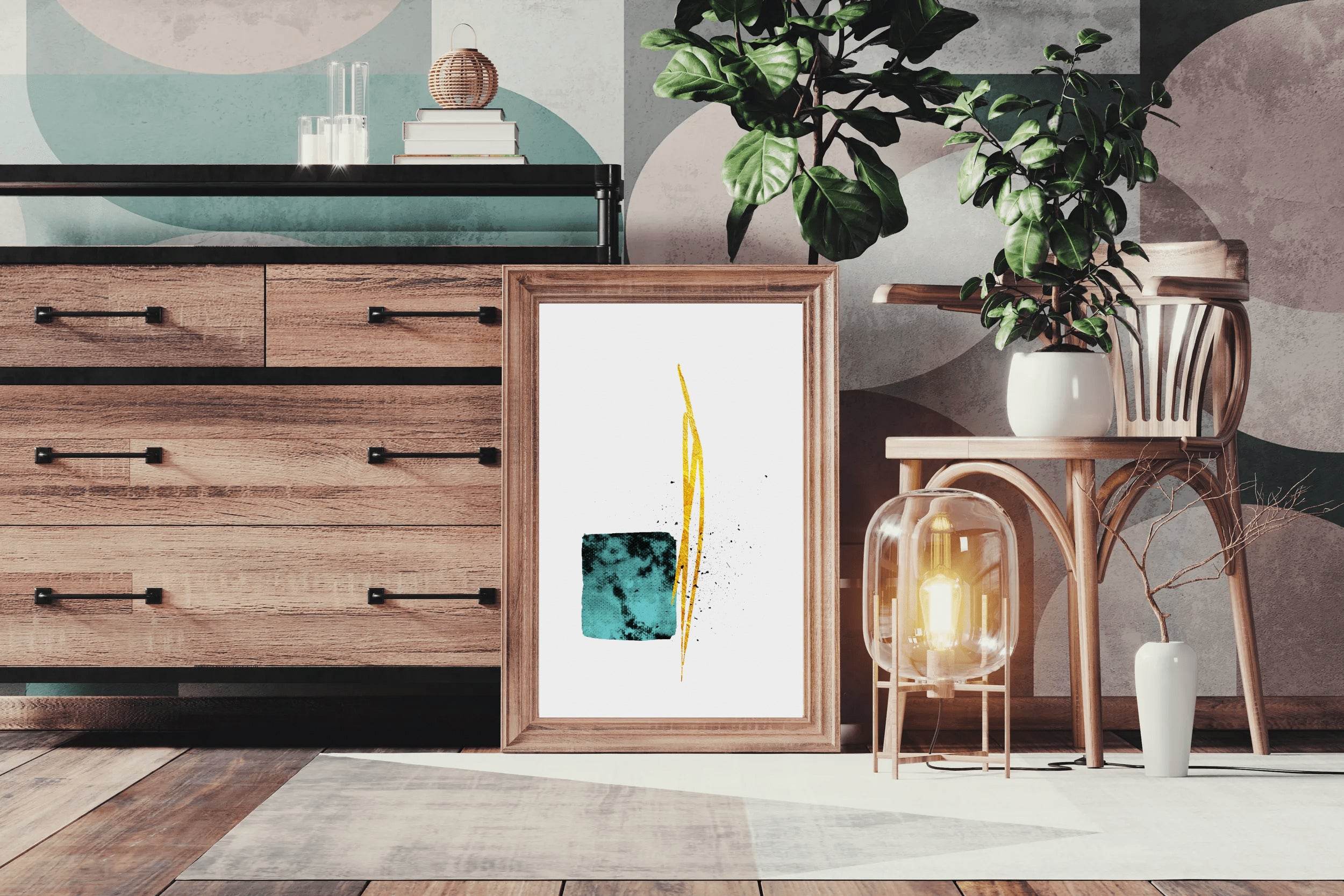 Texture Geometric Abstract Wall Art - beink online art store