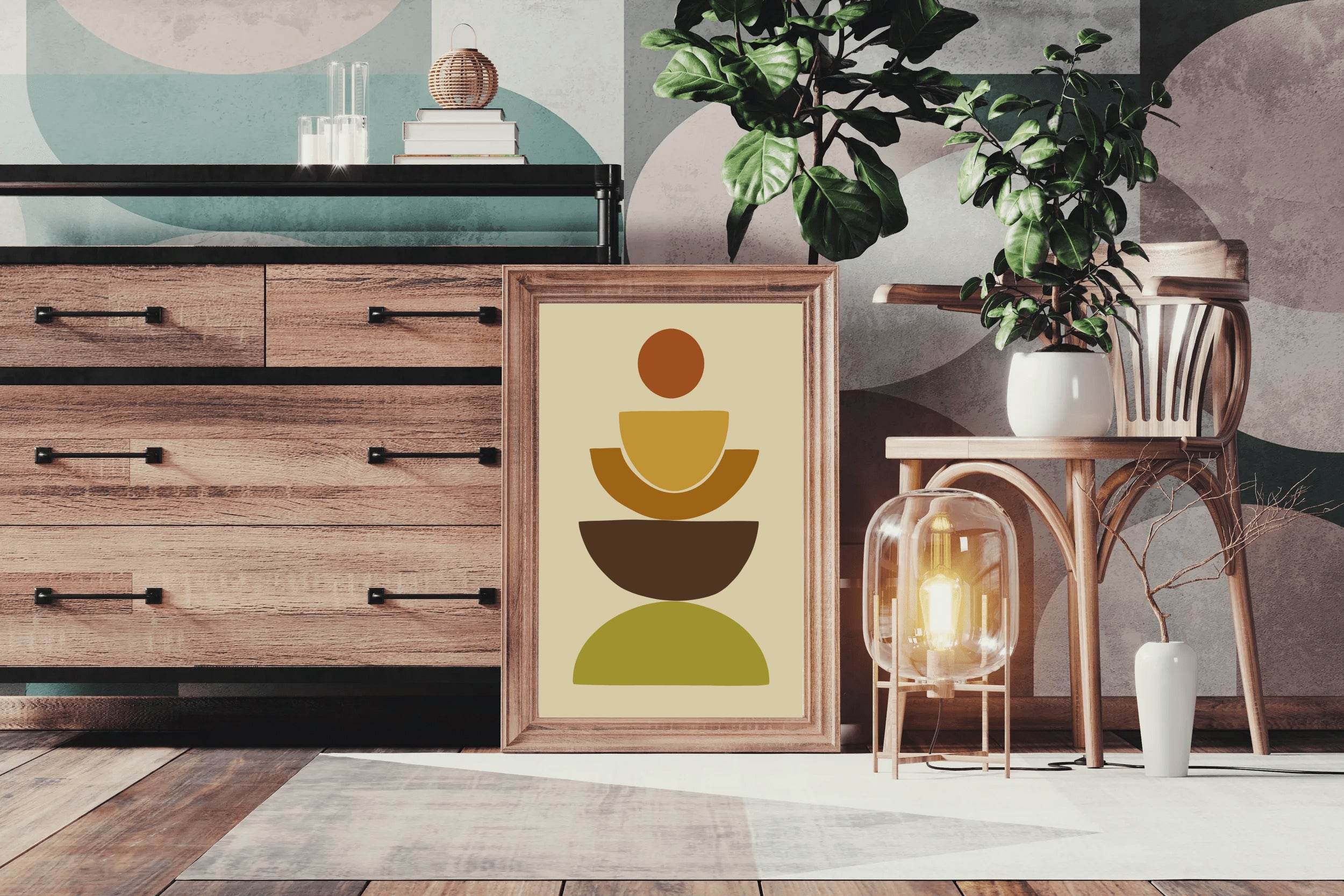 Ivory Vase Wall Art - beink online art store